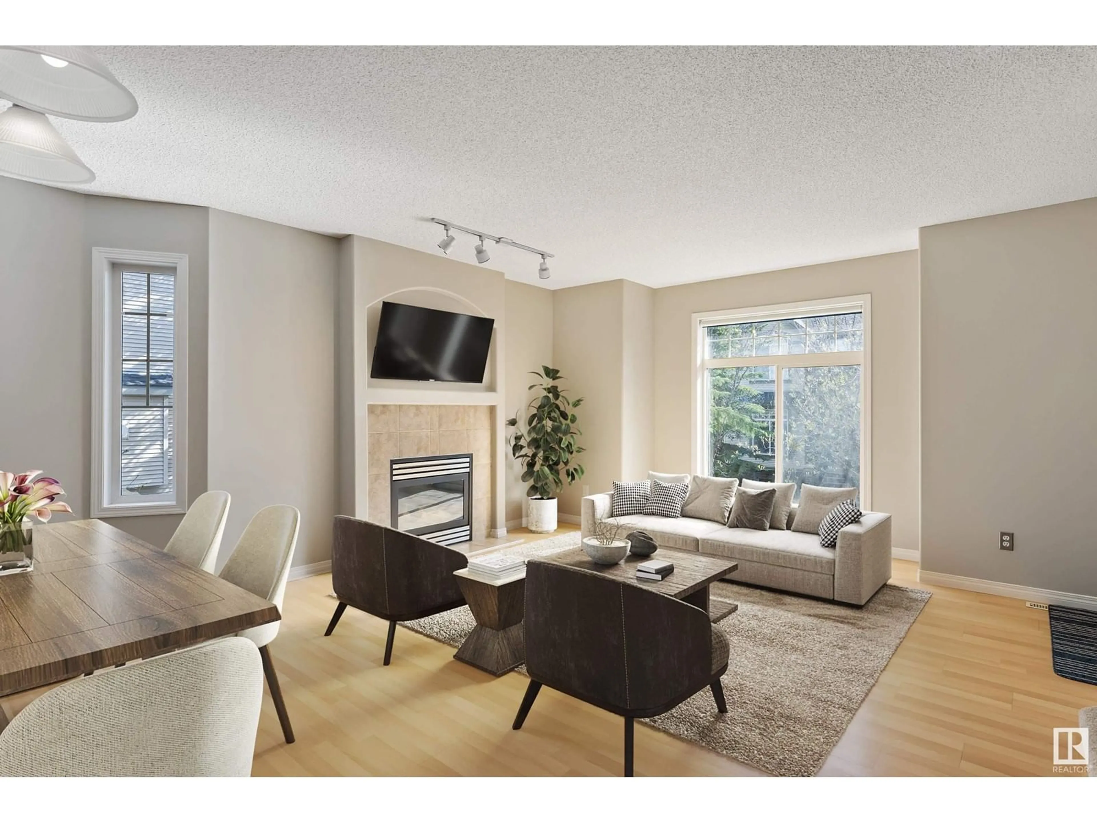Living room with furniture, unknown for 4731 - 29 TERWILLEGAR CM, Edmonton Alberta T6R3L4