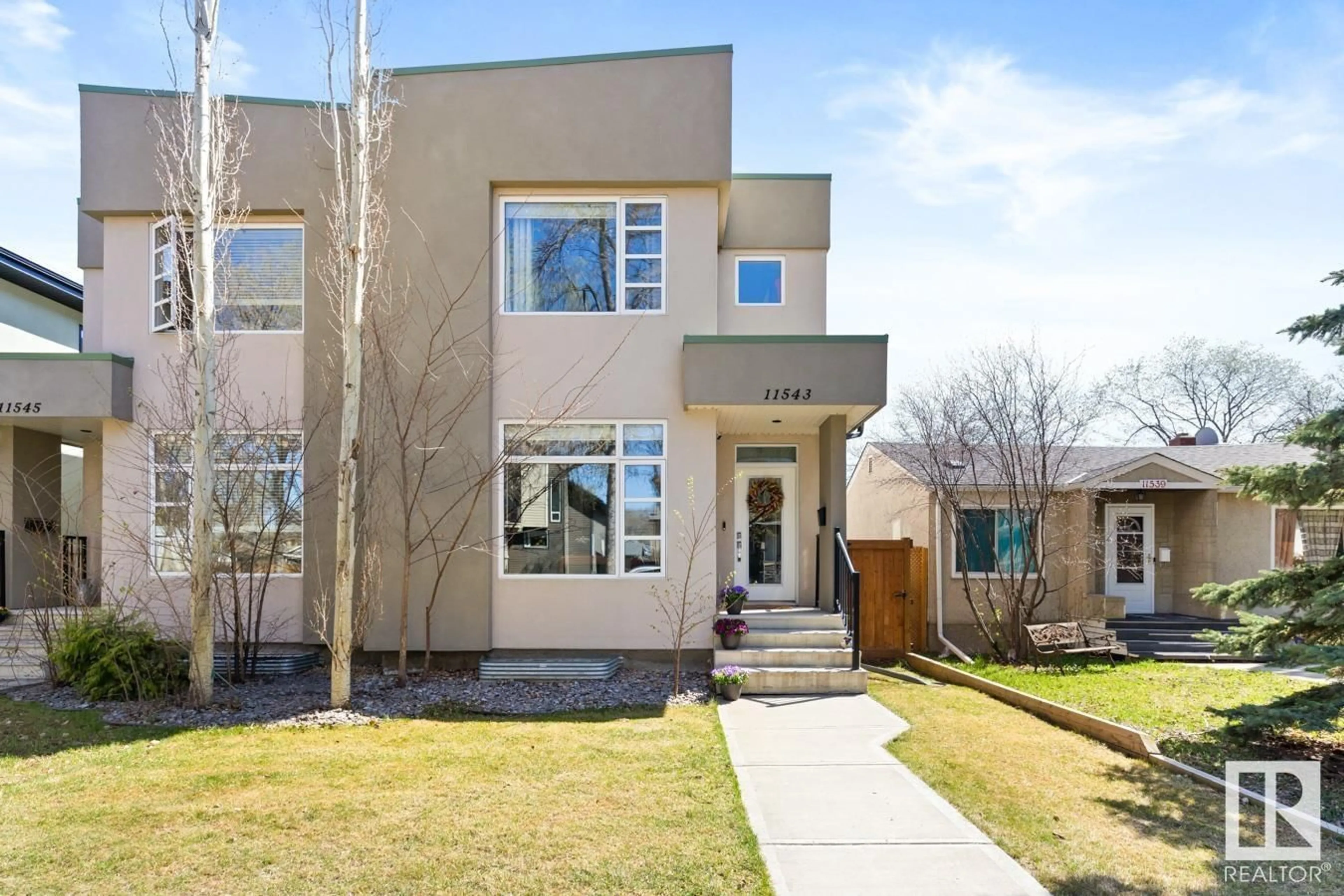 Home with brick exterior material, street for NW - 11543 122 ST, Edmonton Alberta T5M0B6