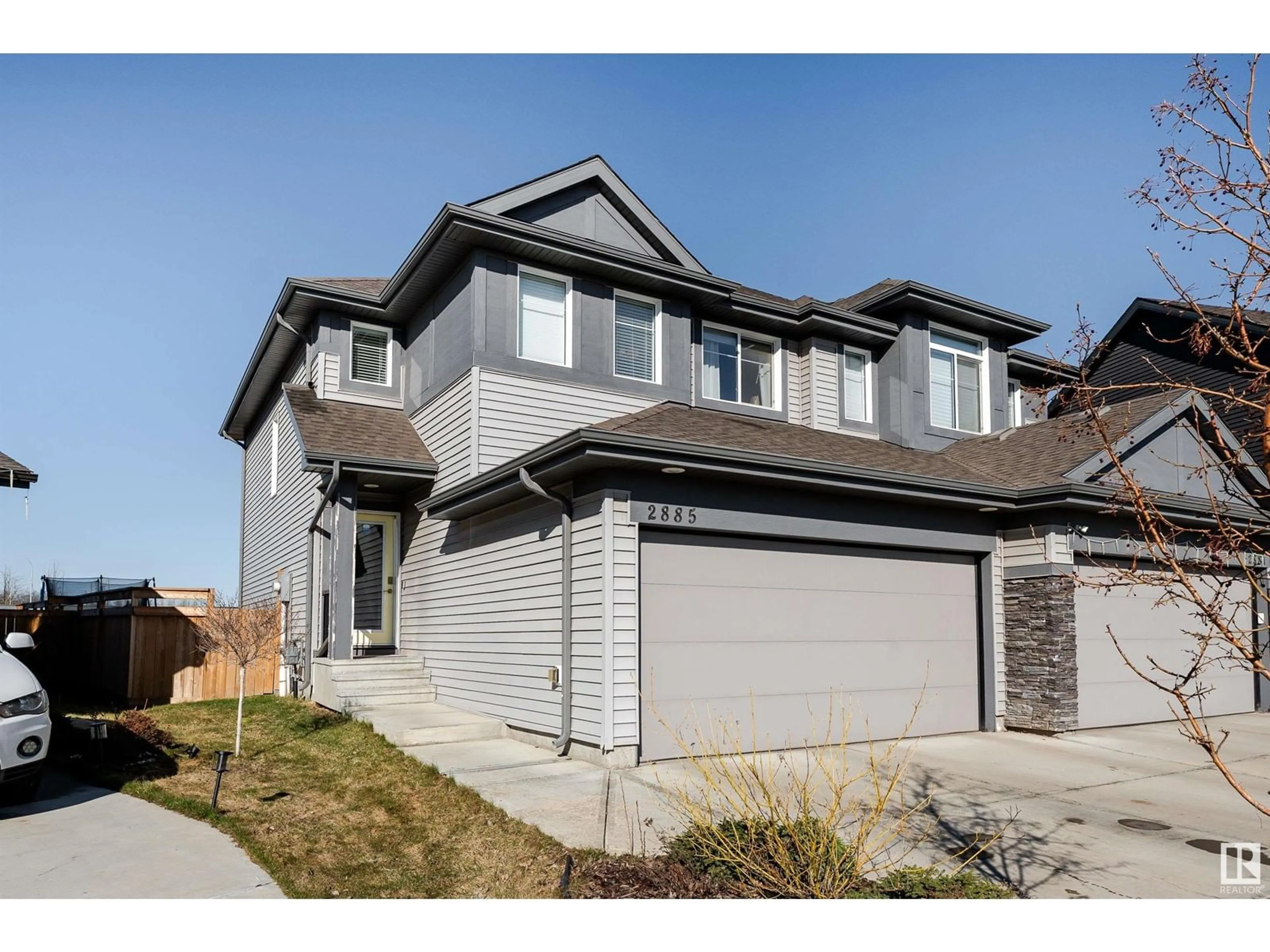 Home with brick exterior material, street for 2885 DUKE CR, Edmonton Alberta T6W3Y4