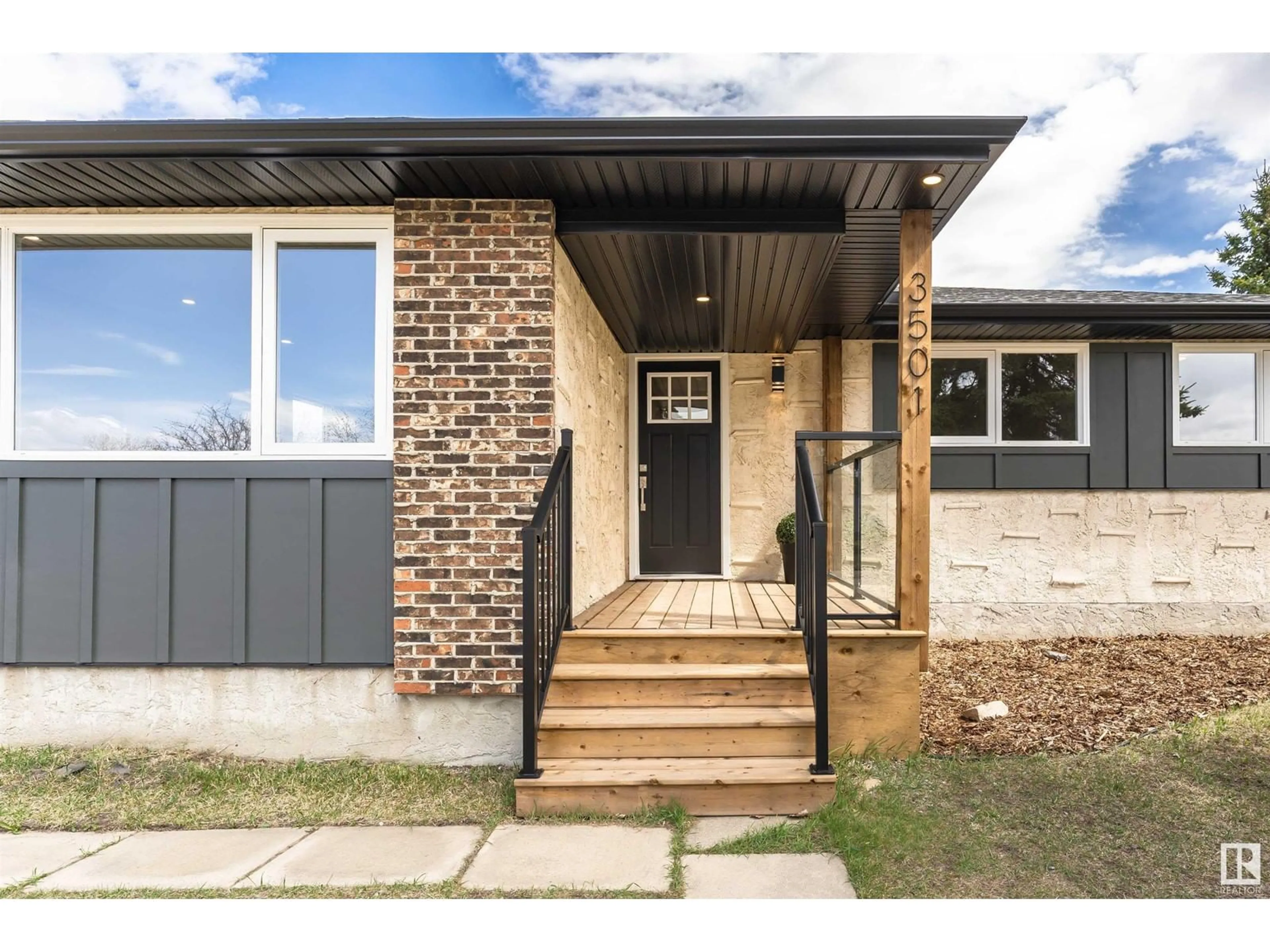 Home with brick exterior material, street for 3501 40 ST, Leduc Alberta T9E6C8