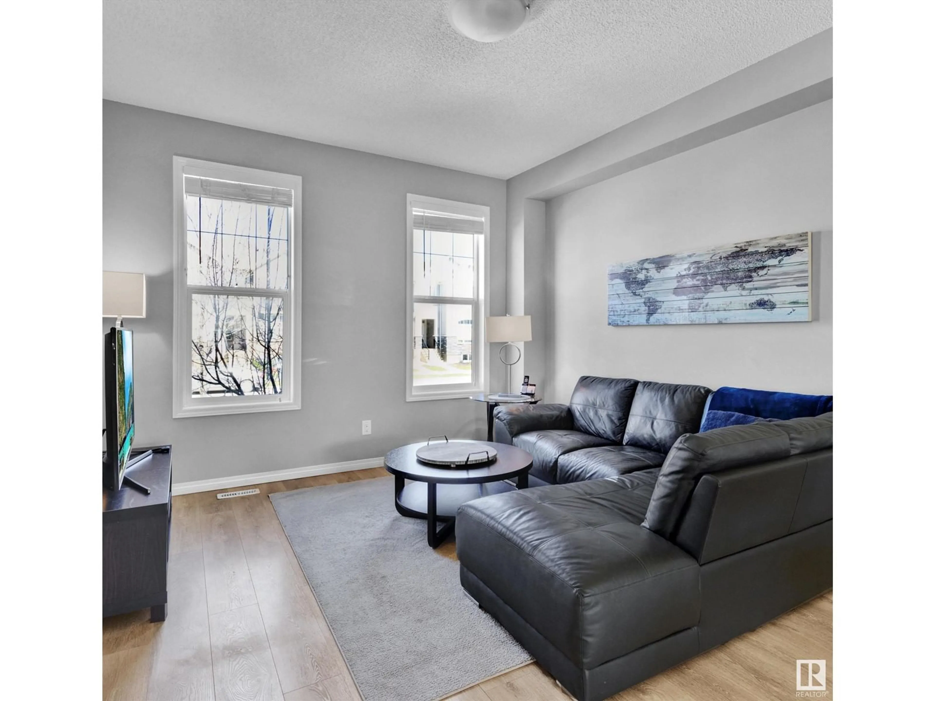 Living room with furniture, unknown for 8143 CHAPPELLE WY, Edmonton Alberta T6W3L7