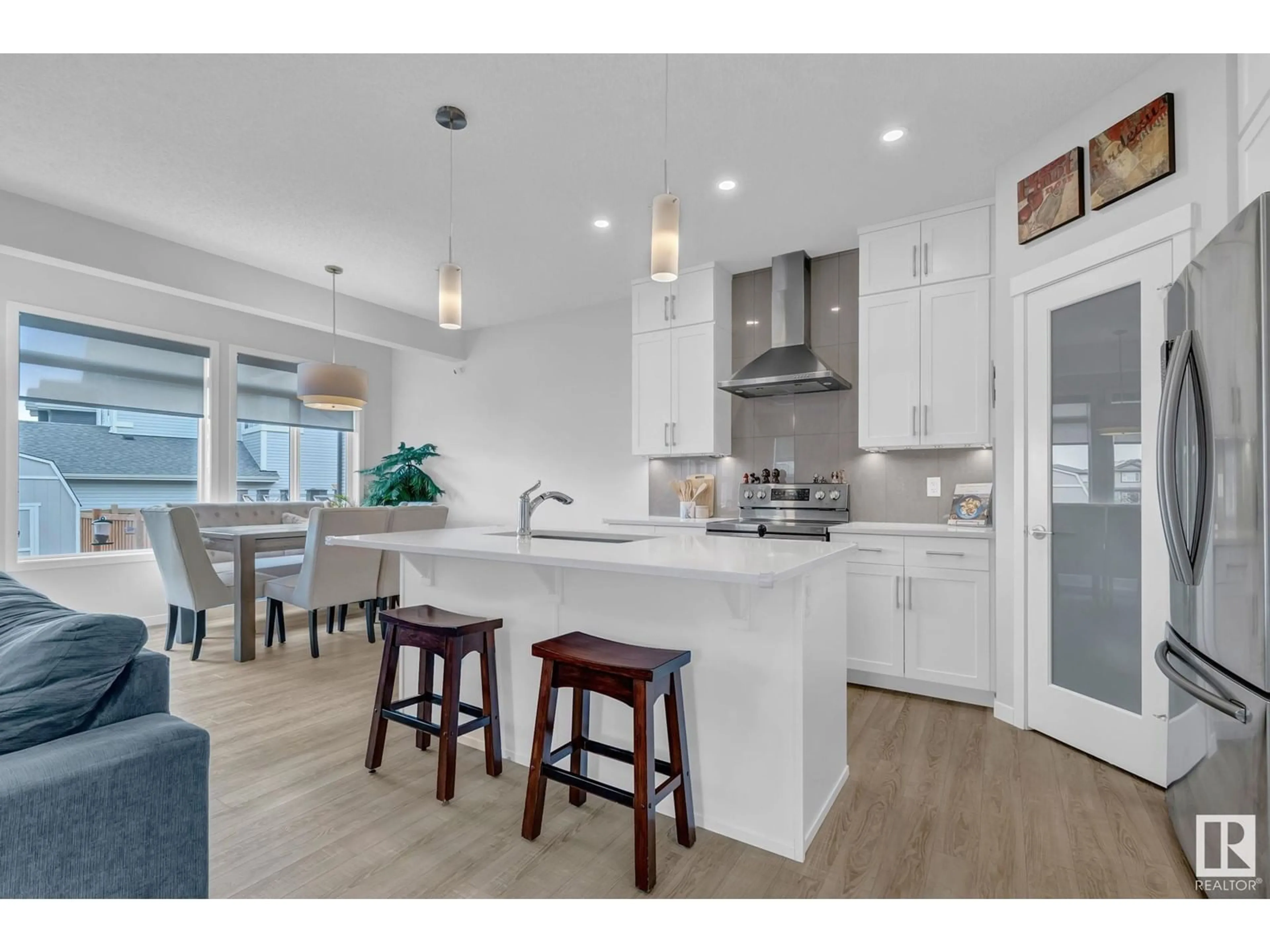 Open concept kitchen, unknown for NW - 17837 60A ST, Edmonton Alberta T5Y3T2