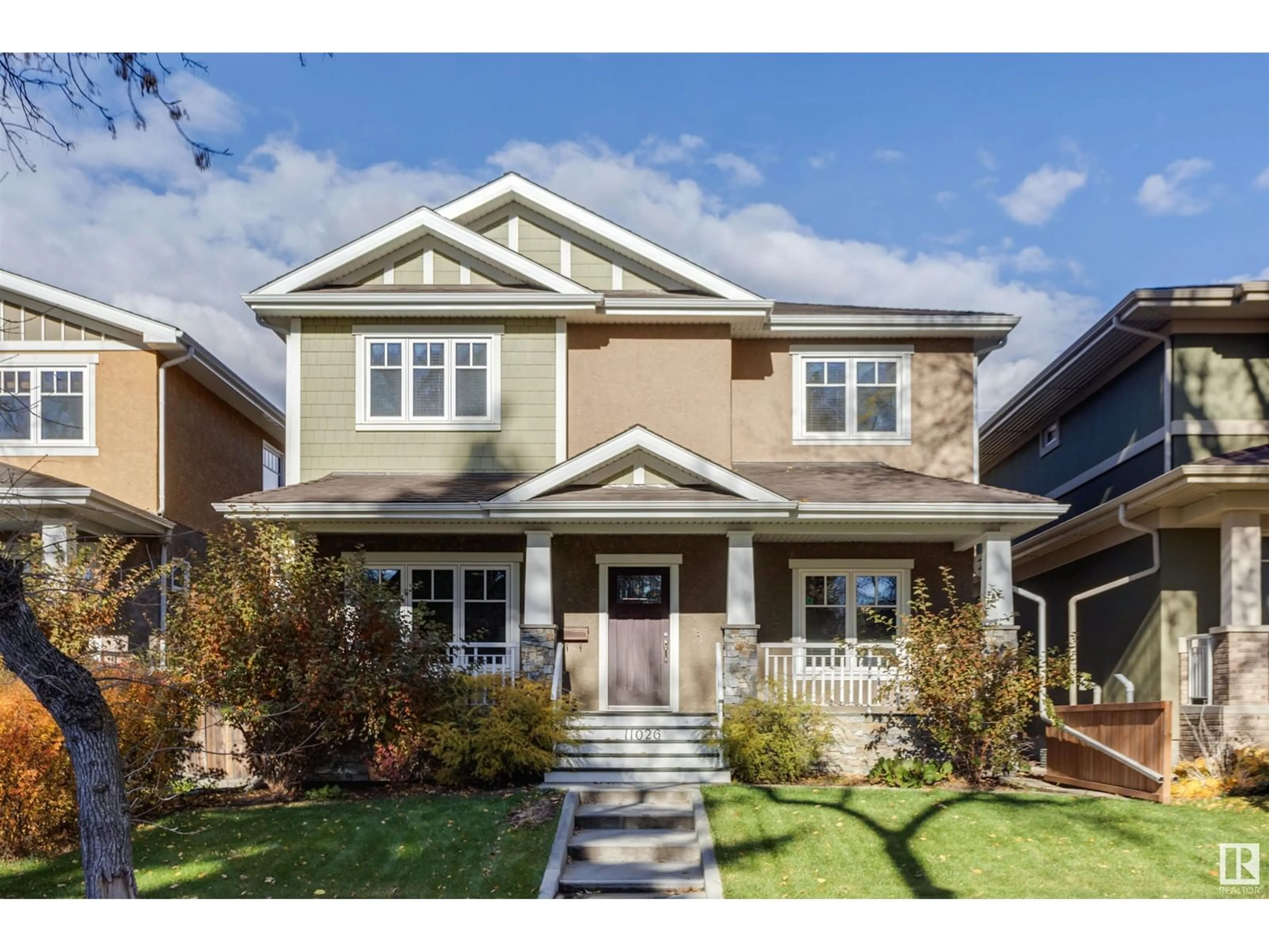 Home with brick exterior material, street for NW - 11026 80 AV, Edmonton Alberta T6G0R3