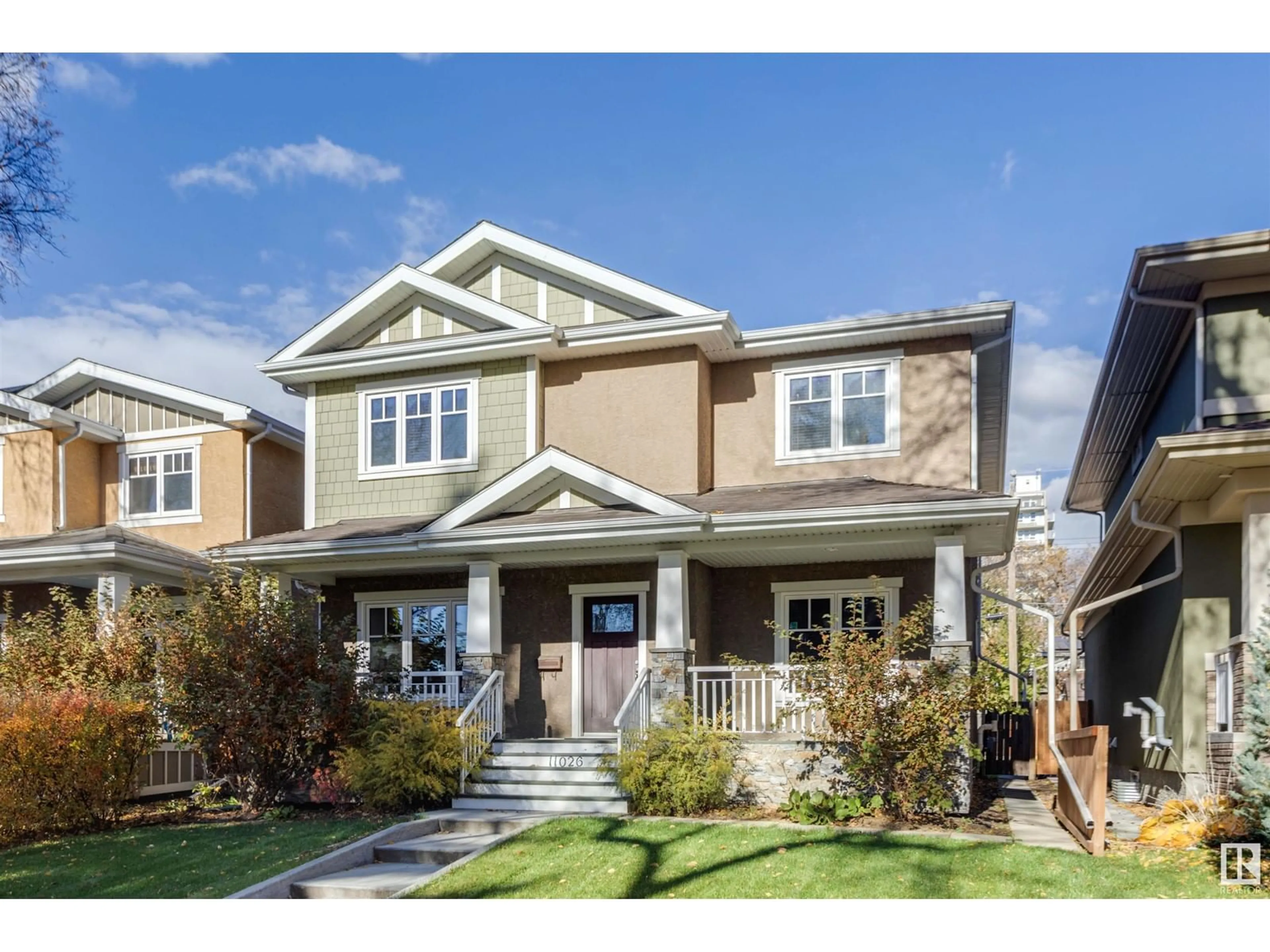 Home with vinyl exterior material, street for NW - 11026 80 AV, Edmonton Alberta T6G0R3