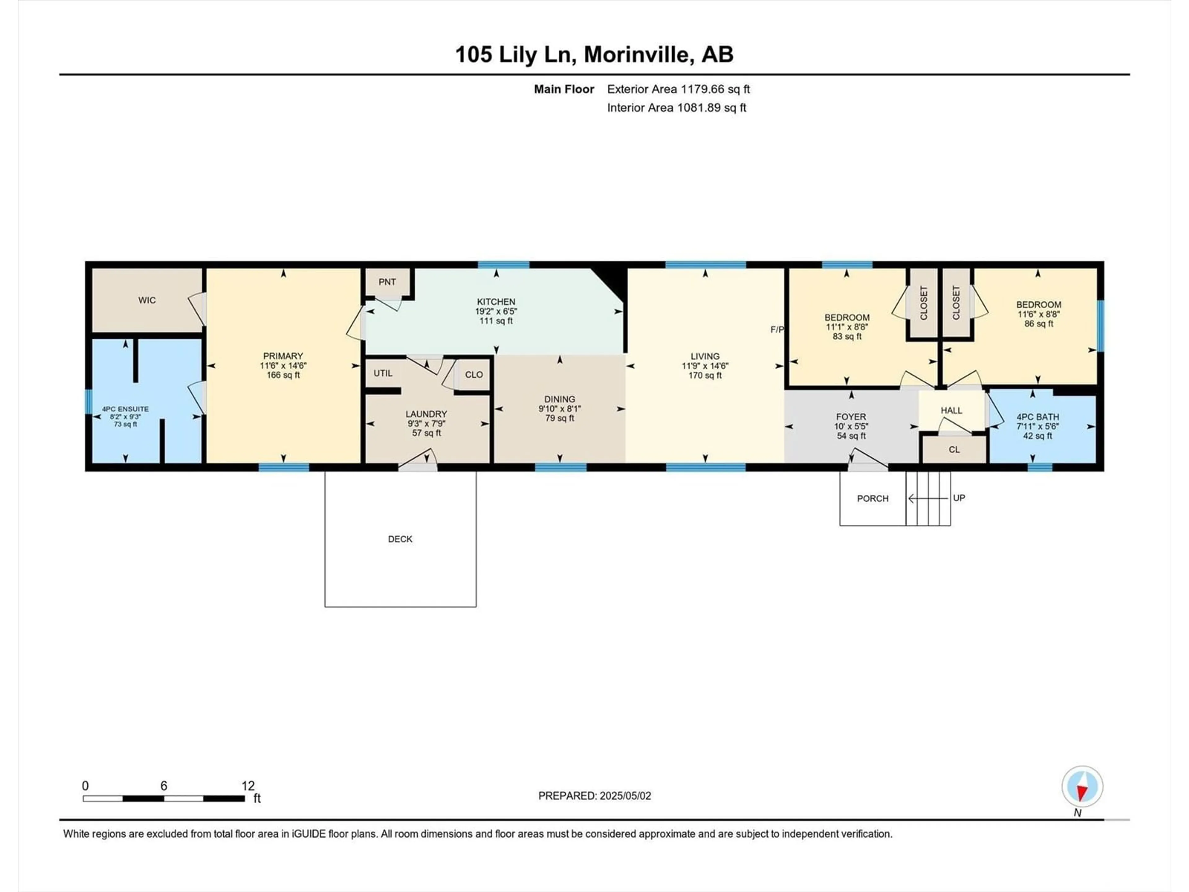 Floor plan for 105 LILY LN, Morinville Alberta T8R2P7
