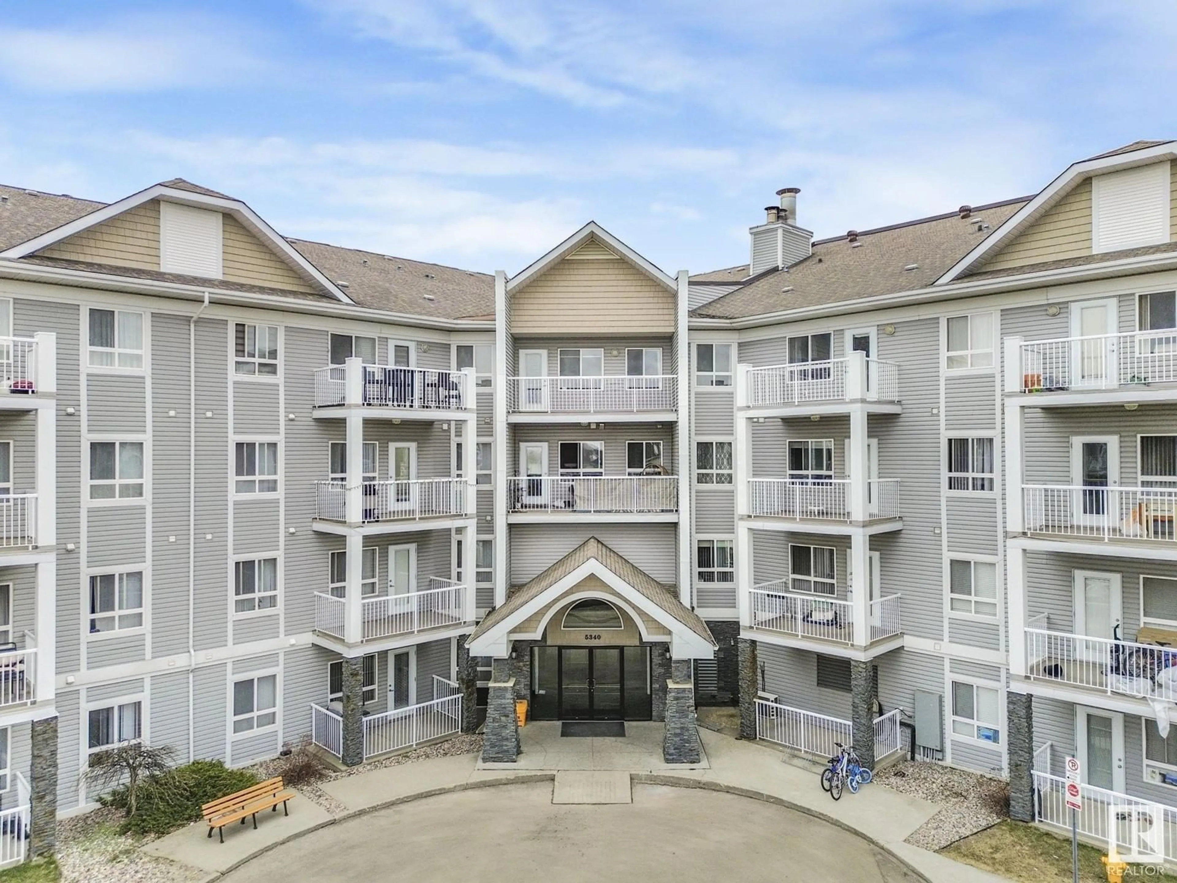 A pic from outside/outdoor area/front of a property/back of a property/a pic from drone, unknown for #224 - 5340 199 ST, Edmonton Alberta T6M0A5