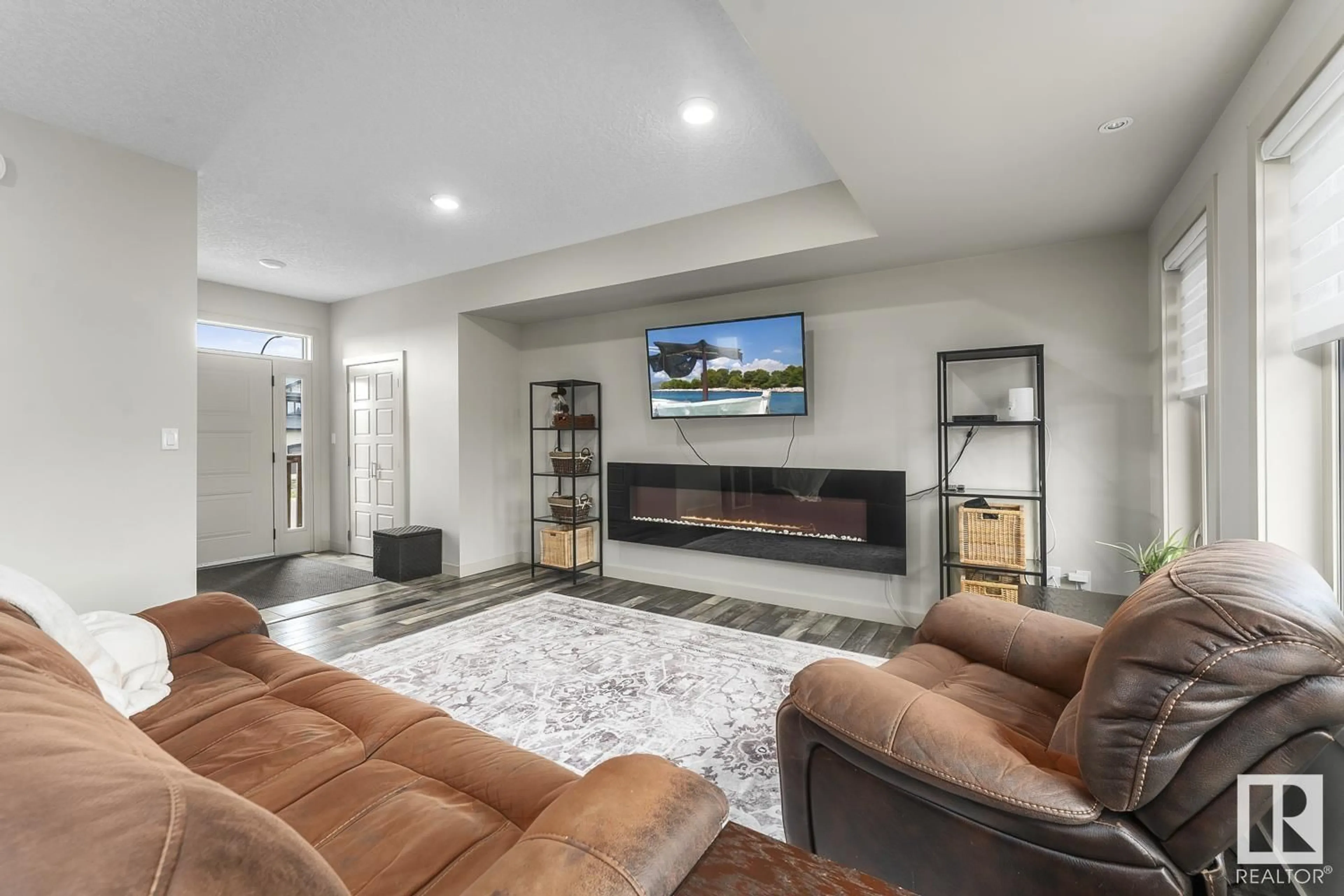 Living room with furniture, unknown for 3806 BEAU VISTA BV, Bonnyville Town Alberta T9N2P4