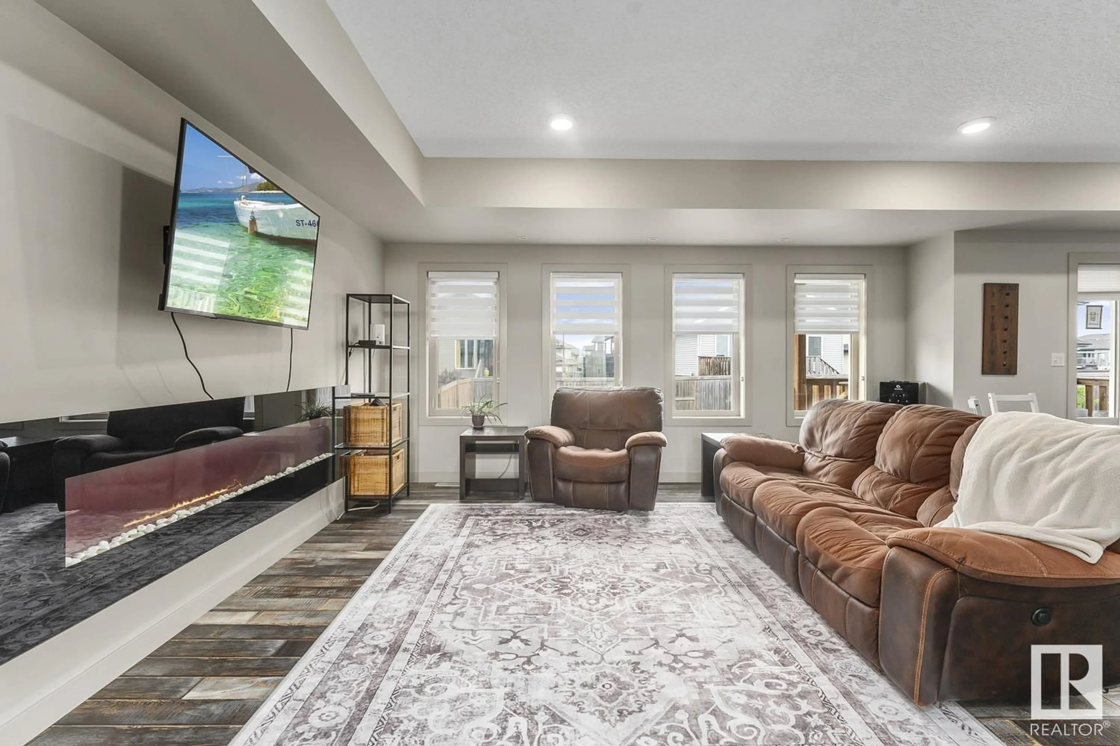 Living room with furniture, unknown for 3806 BEAU VISTA BV, Bonnyville Town Alberta T9N2P4