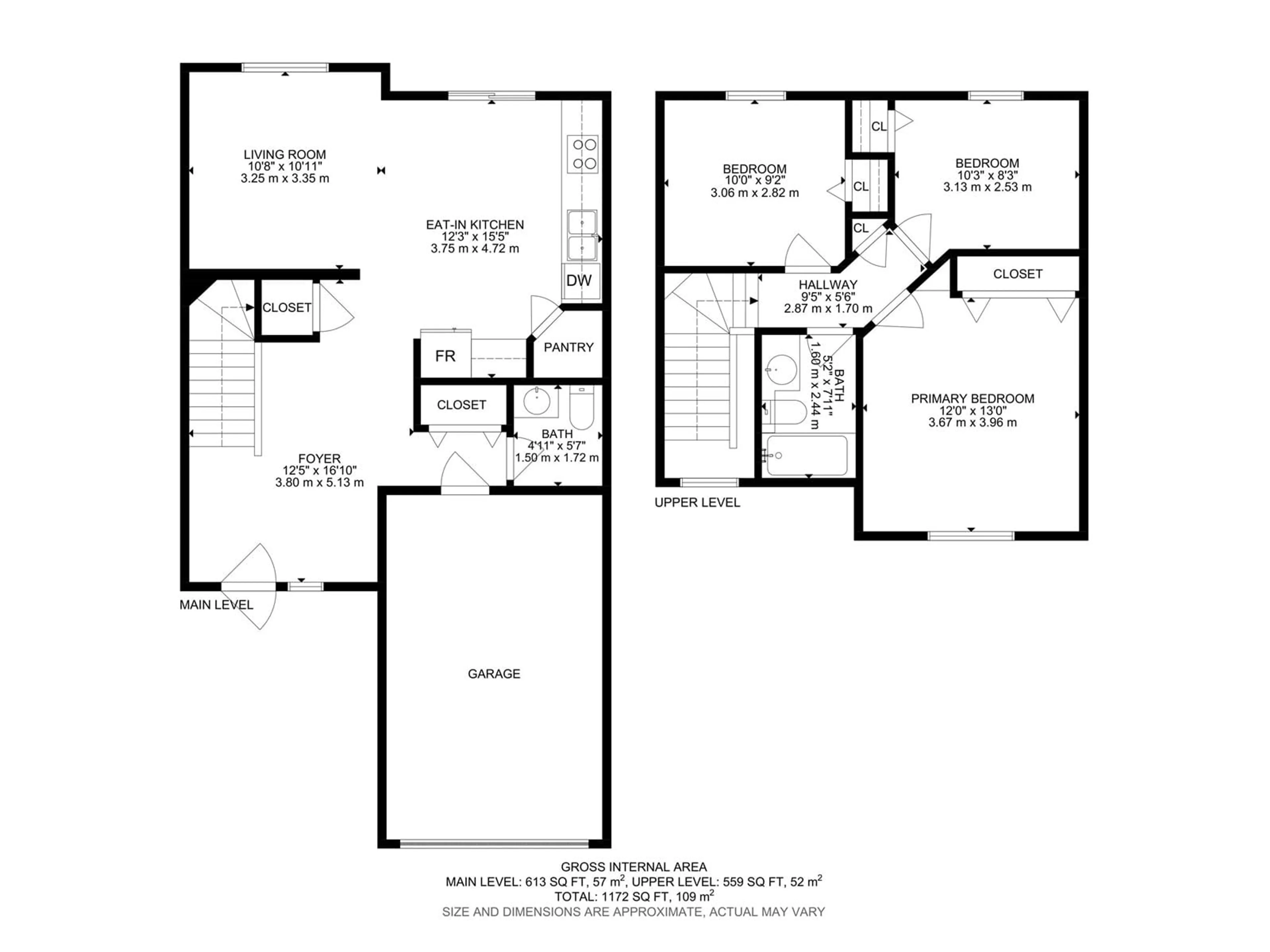 Floor plan for 3 - 32 GROVE MEADOW DR, Spruce Grove Alberta T7X4L9