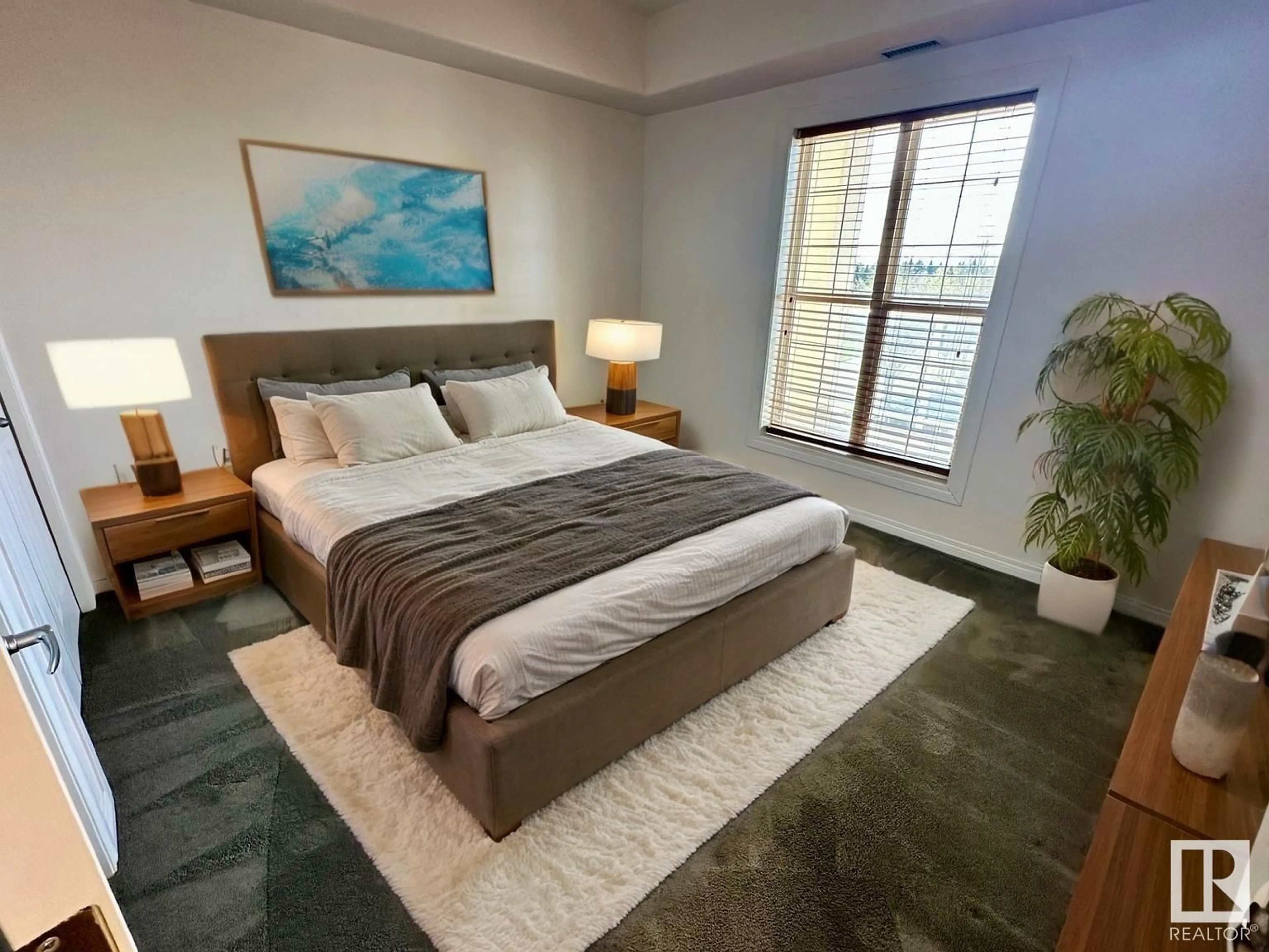 Bedroom with bed, unknown for 45 - 308 INGLEWOOD DR, St. Albert Alberta T8N0B6