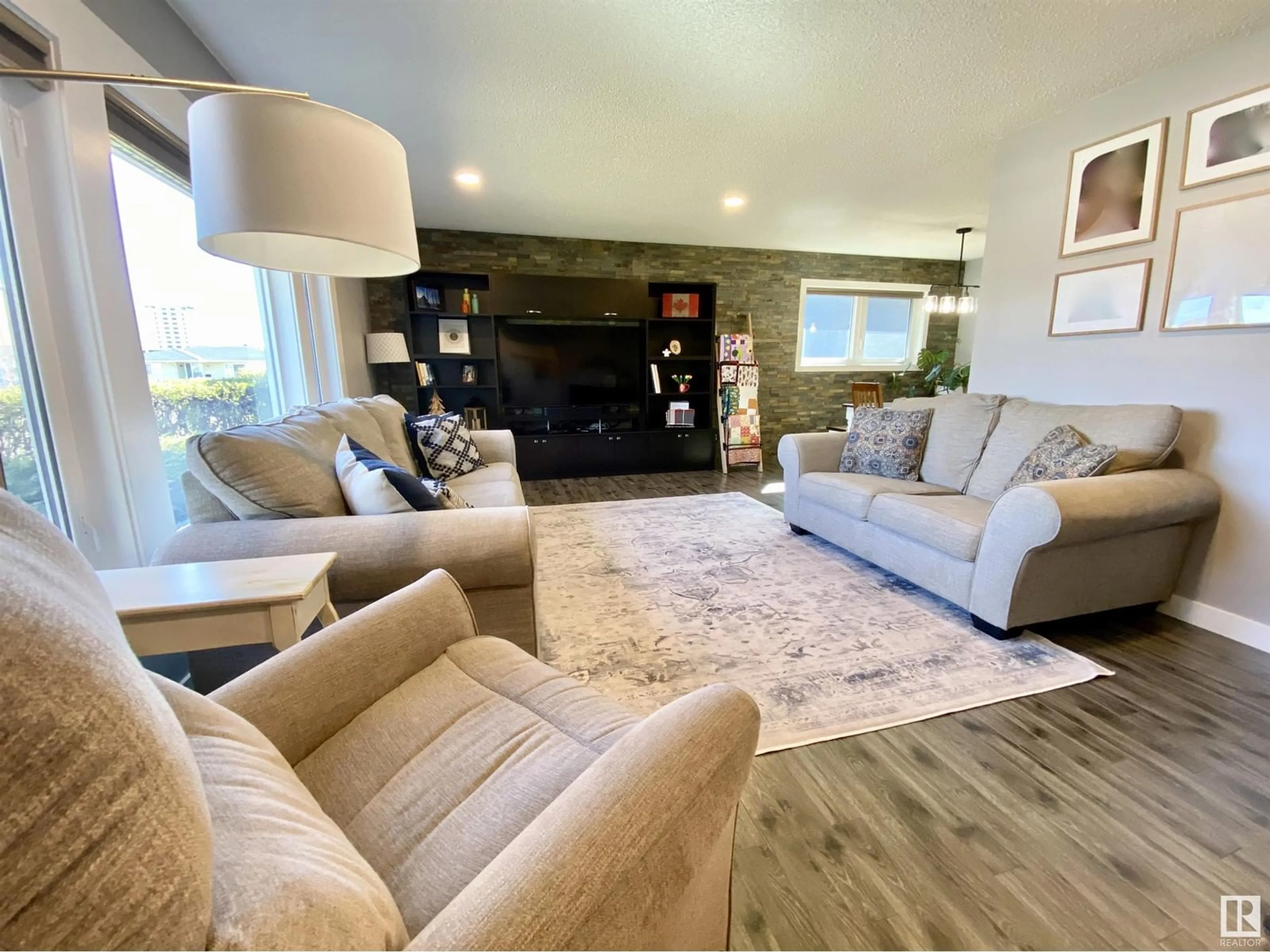 Living room with furniture, unknown for 6811 98A AV, Edmonton Alberta T6A0B9