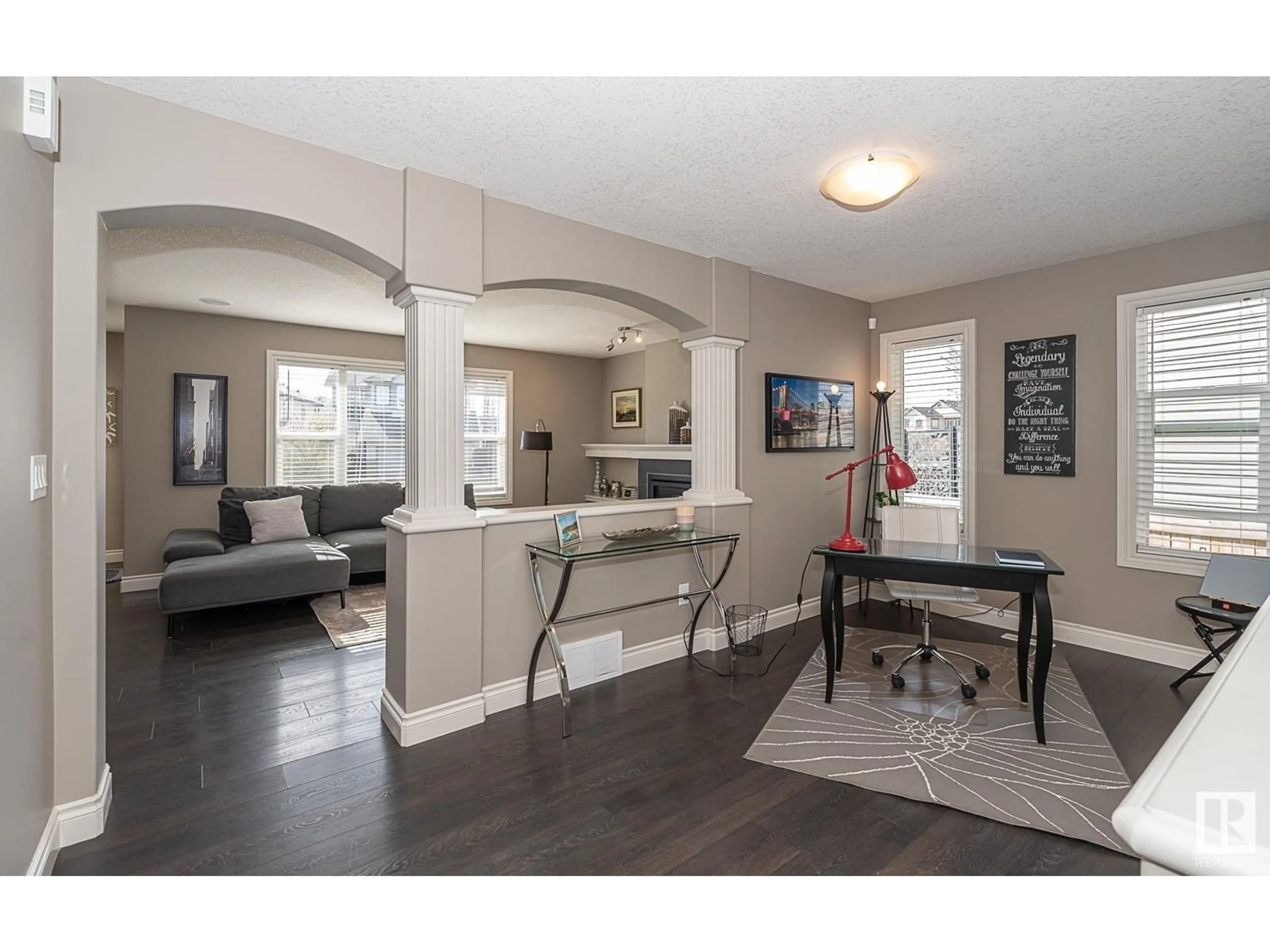 Living room with furniture, unknown for 518 173A ST, Edmonton Alberta T6W2A5