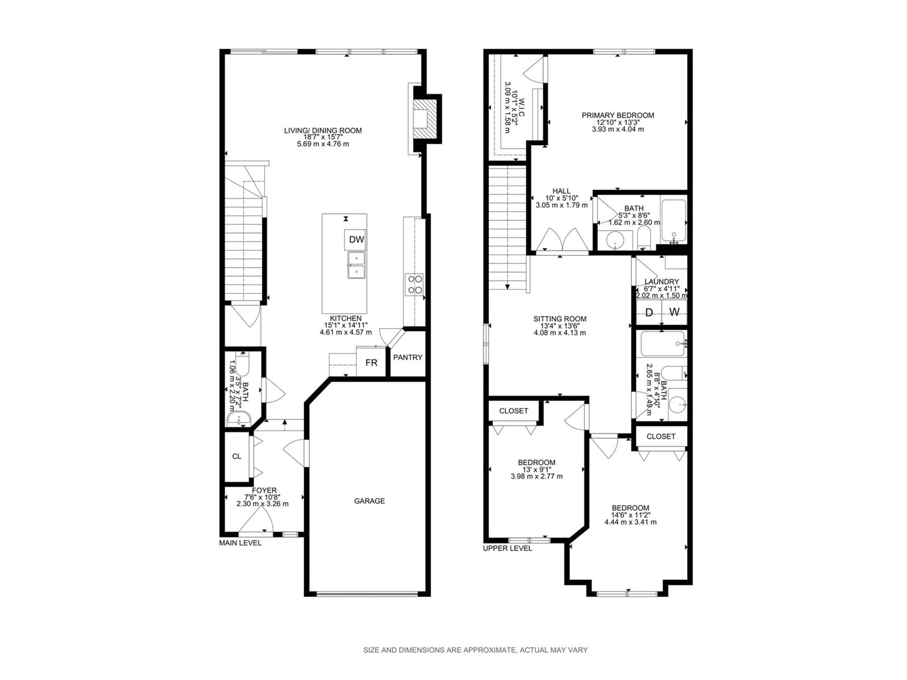 Floor plan for 7761 EIFERT CR, Edmonton Alberta T6M0W1