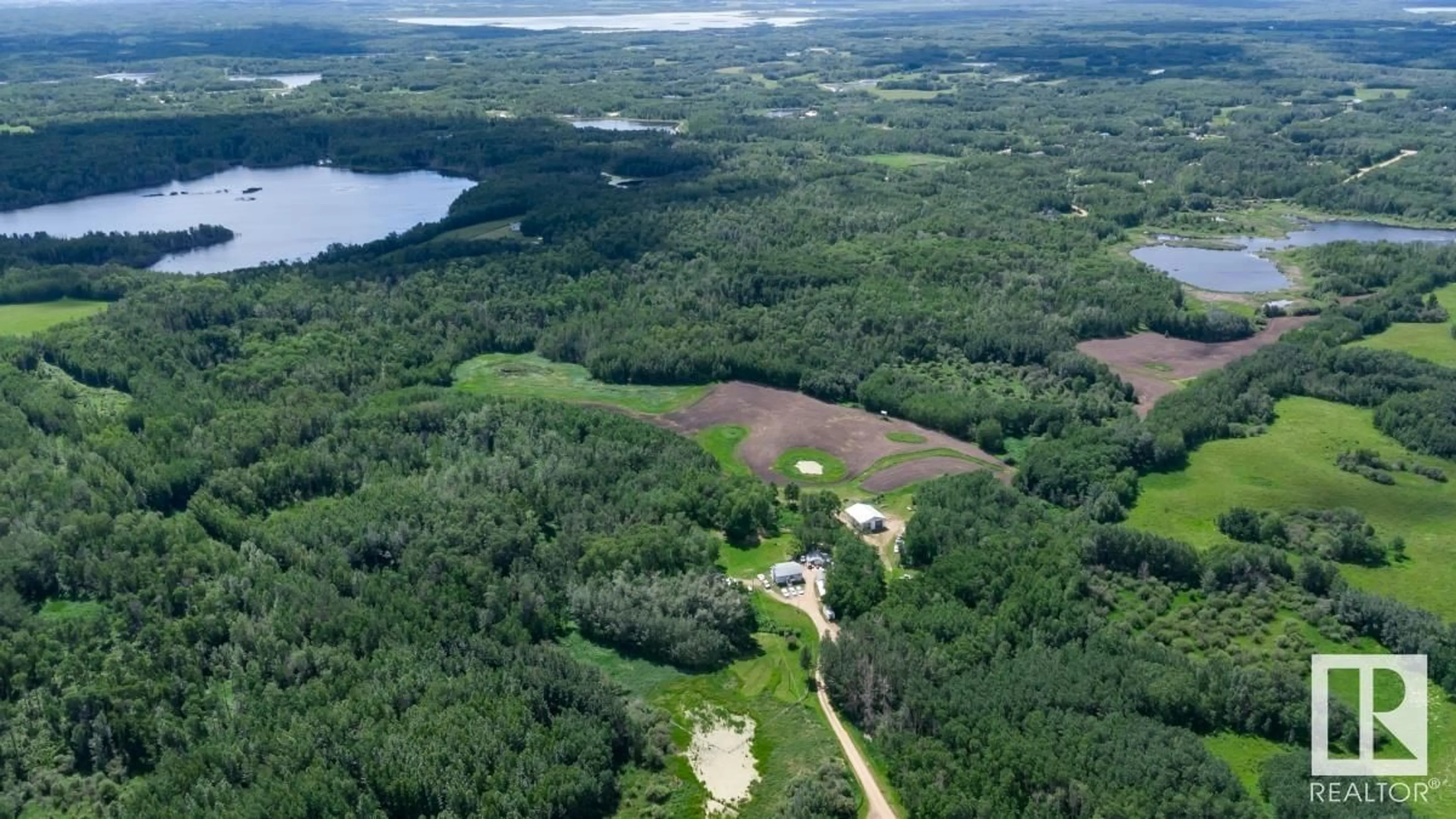 A pic from outside/outdoor area/front of a property/back of a property/a pic from drone, forest/trees view for 50116 RANGE ROAD 202, Rural Beaver County Alberta T0B4J2