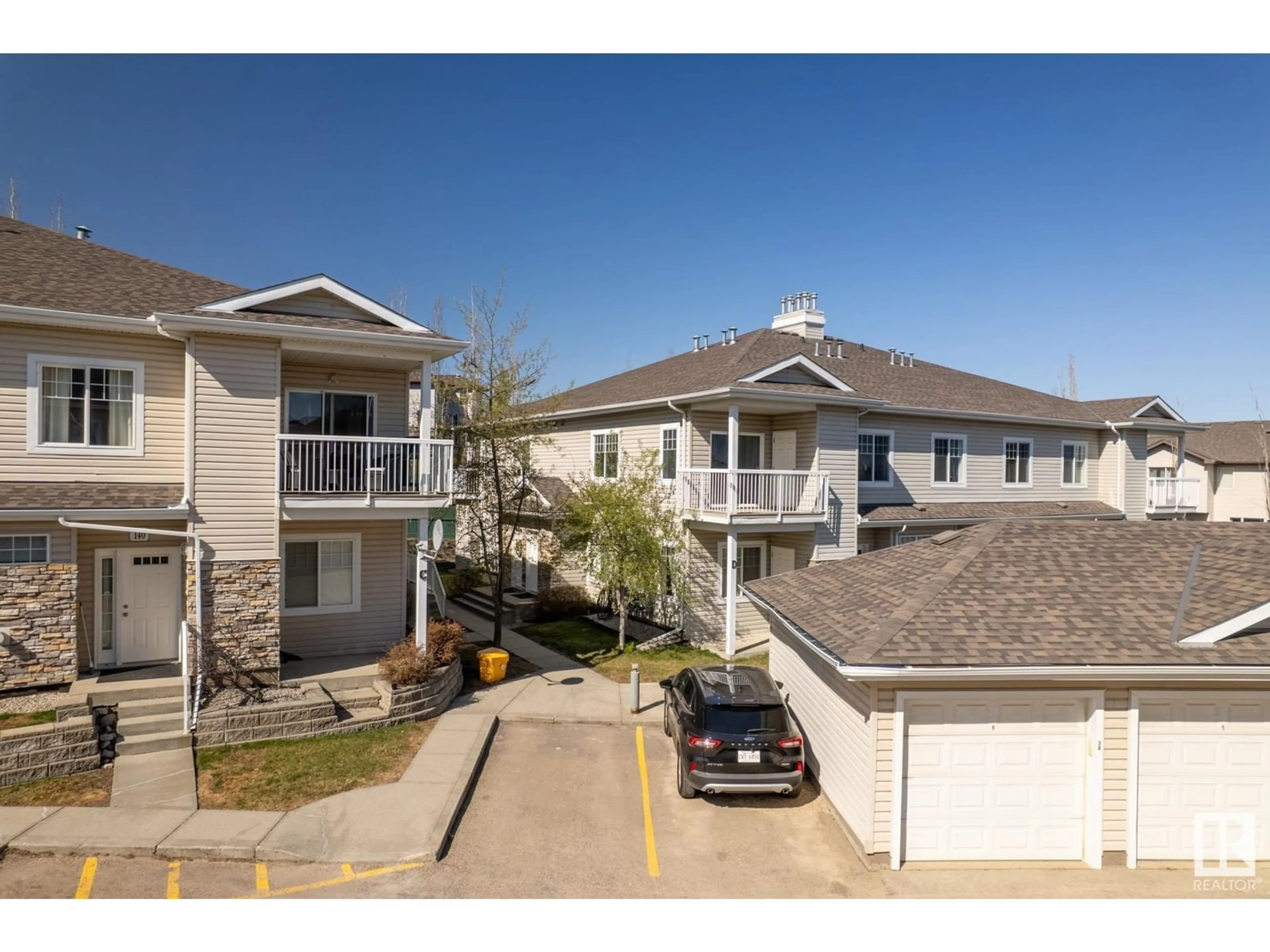 A pic from outside/outdoor area/front of a property/back of a property/a pic from drone, unknown for 460 - 256 CRANBERRY WY, Sherwood Park Alberta T8H2R3