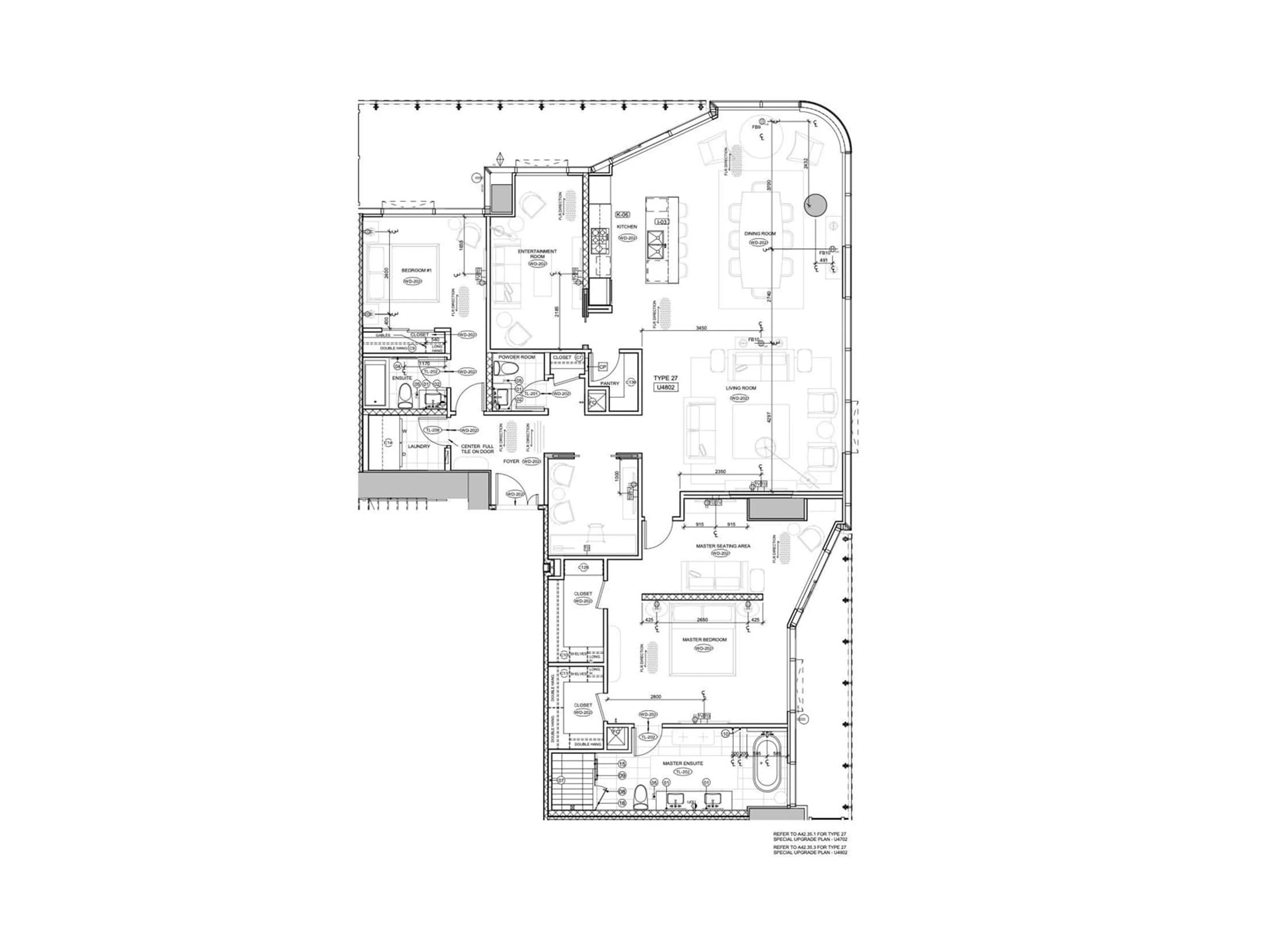 Floor plan for NW - 5002 10360 102 ST, Edmonton Alberta T5J0K6