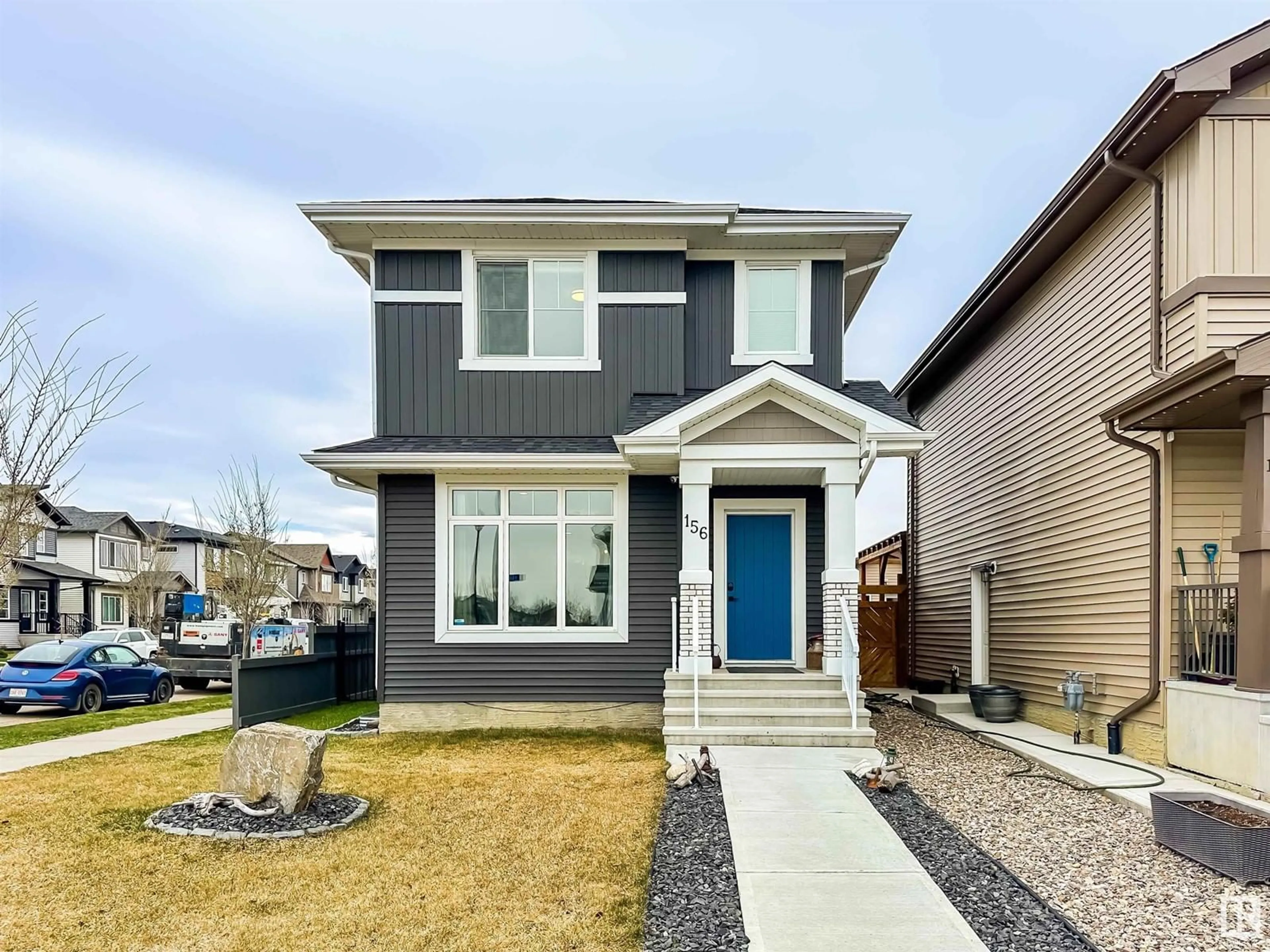 Home with vinyl exterior material, street for 156 KIDD CR, Leduc Alberta T9E1N6