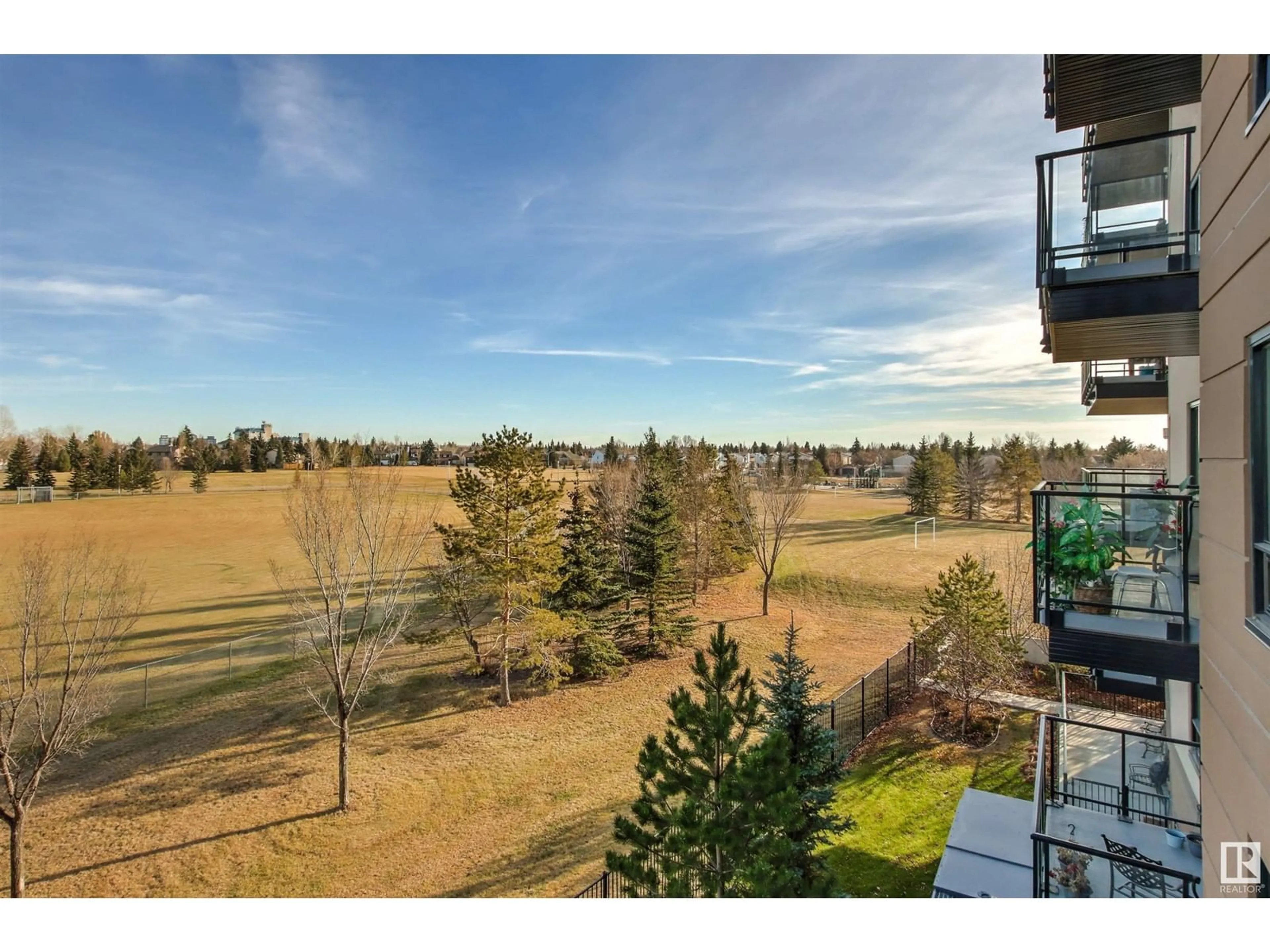 A pic from outside/outdoor area/front of a property/back of a property/a pic from drone, water/lake/river/ocean view for #308 - 2755 109 ST, Edmonton Alberta T6J5S4