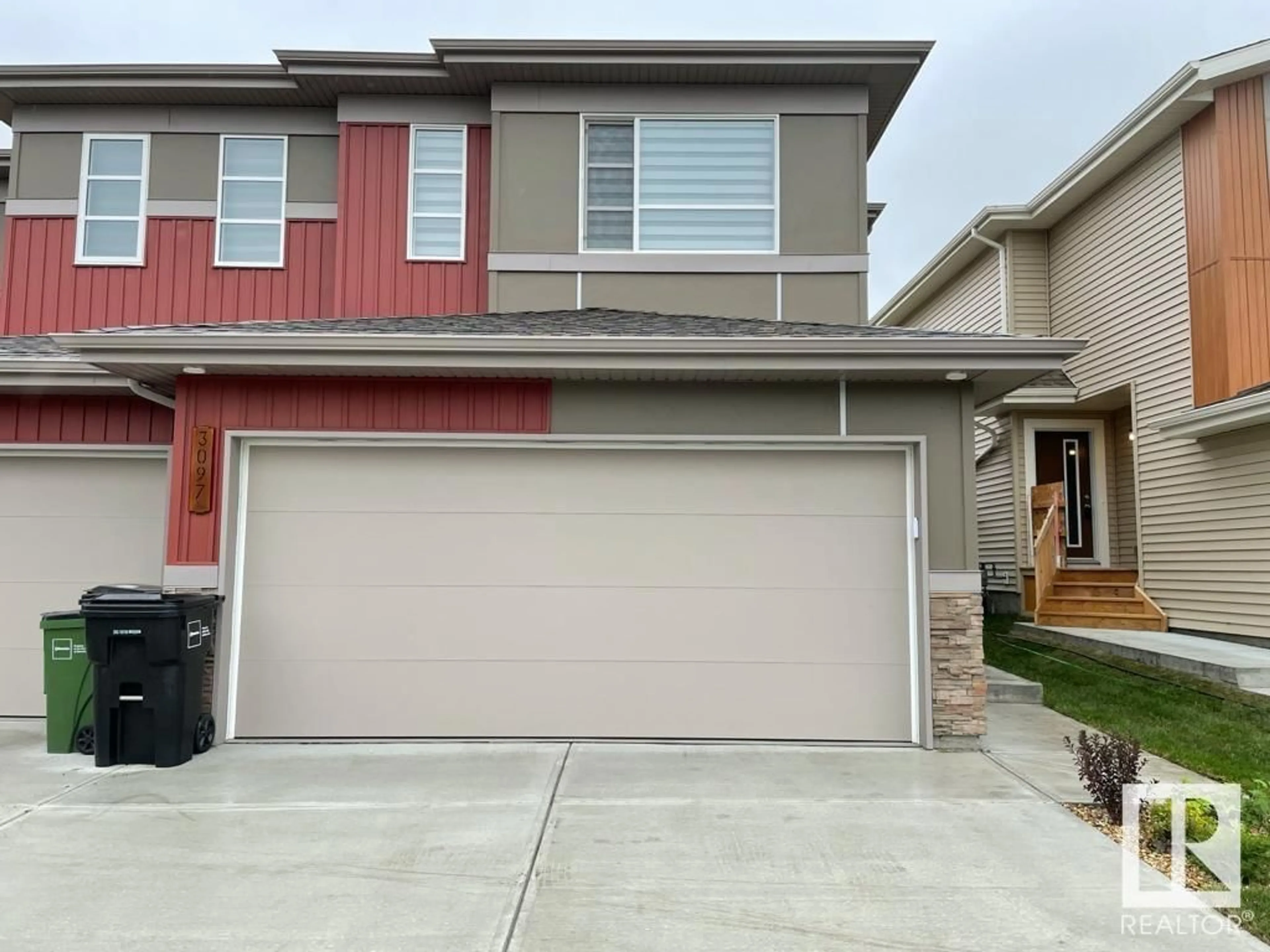 Home with vinyl exterior material, street for 3097 CHECKNITA WY, Edmonton Alberta T6W4E9