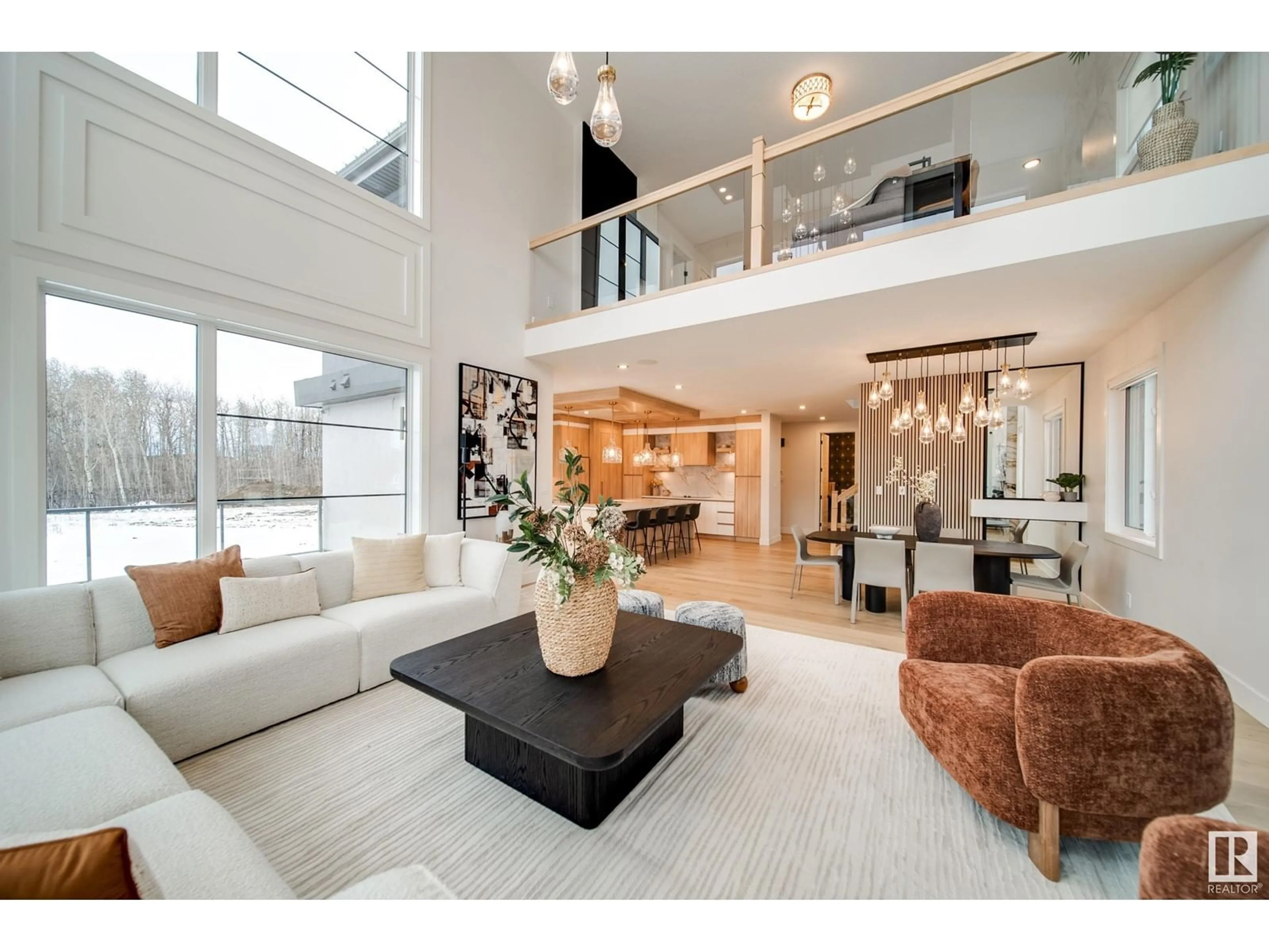 Living room with furniture, unknown for 4015 GINSBURG CR, Edmonton Alberta T5T4V2