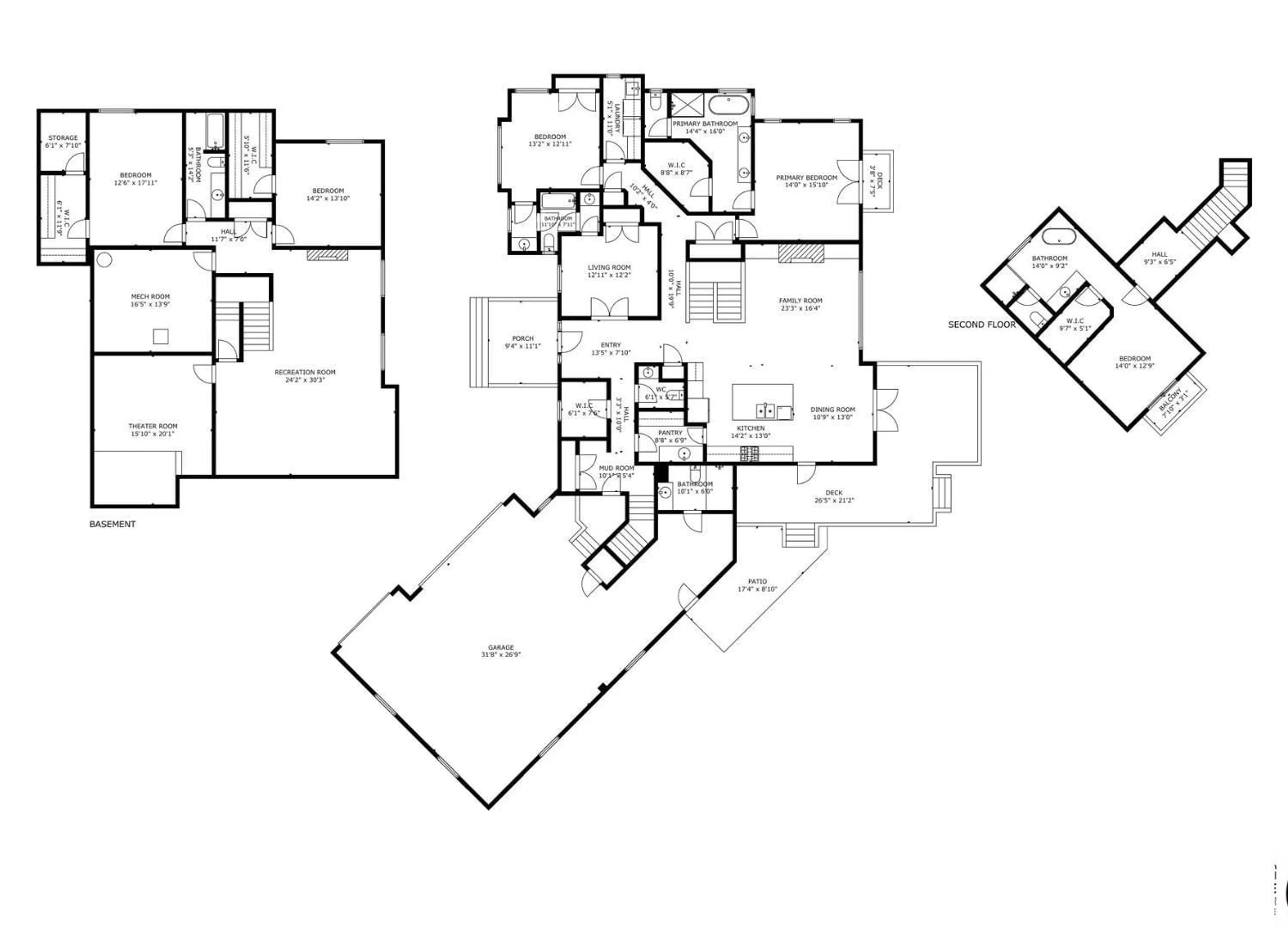 Floor plan for 52025 RGE ROAD 272, Rural Parkland County Alberta T7X3N1