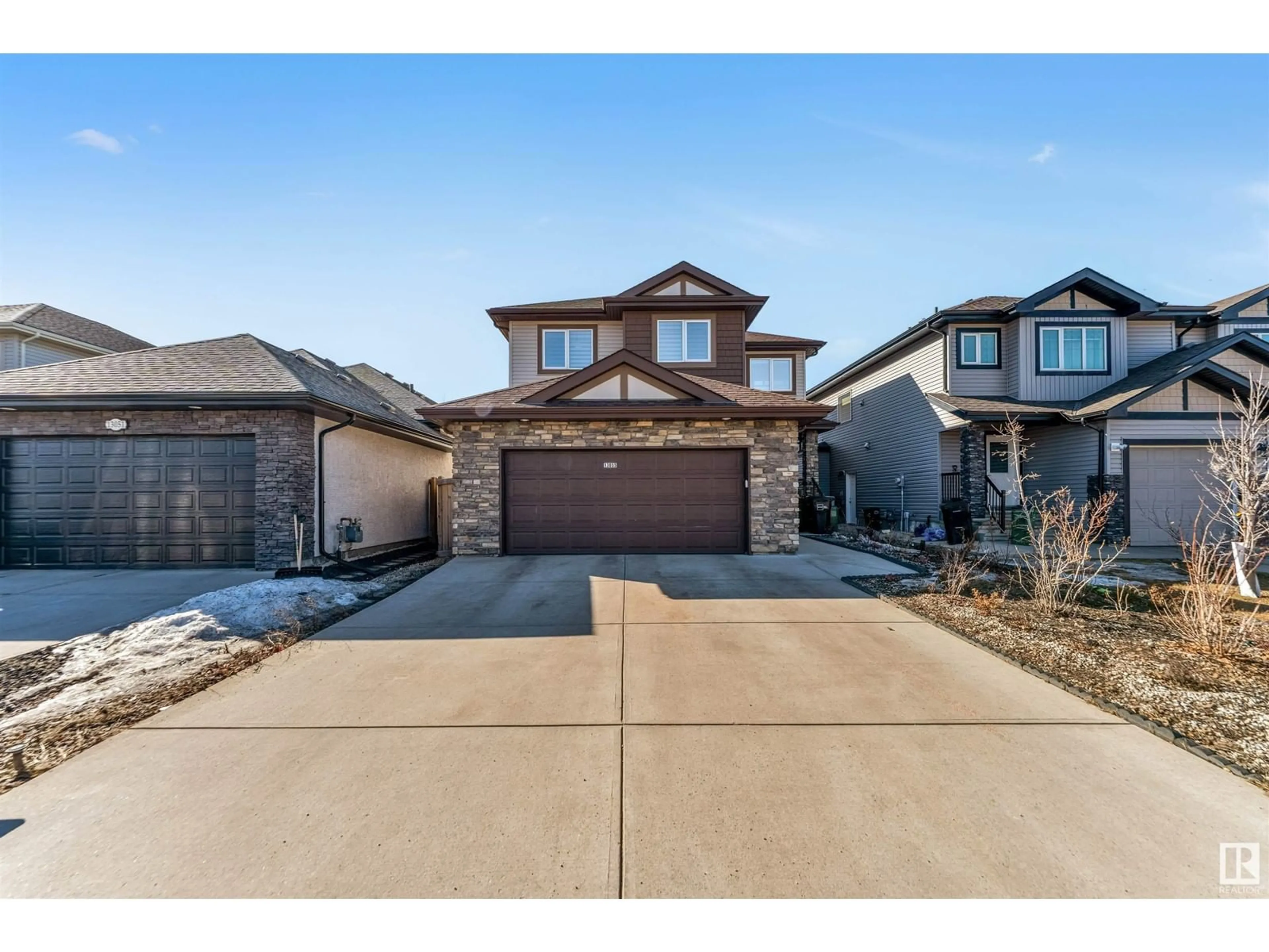 Home with brick exterior material, street for NW - 13055 165 AV, Edmonton Alberta T6V0G1