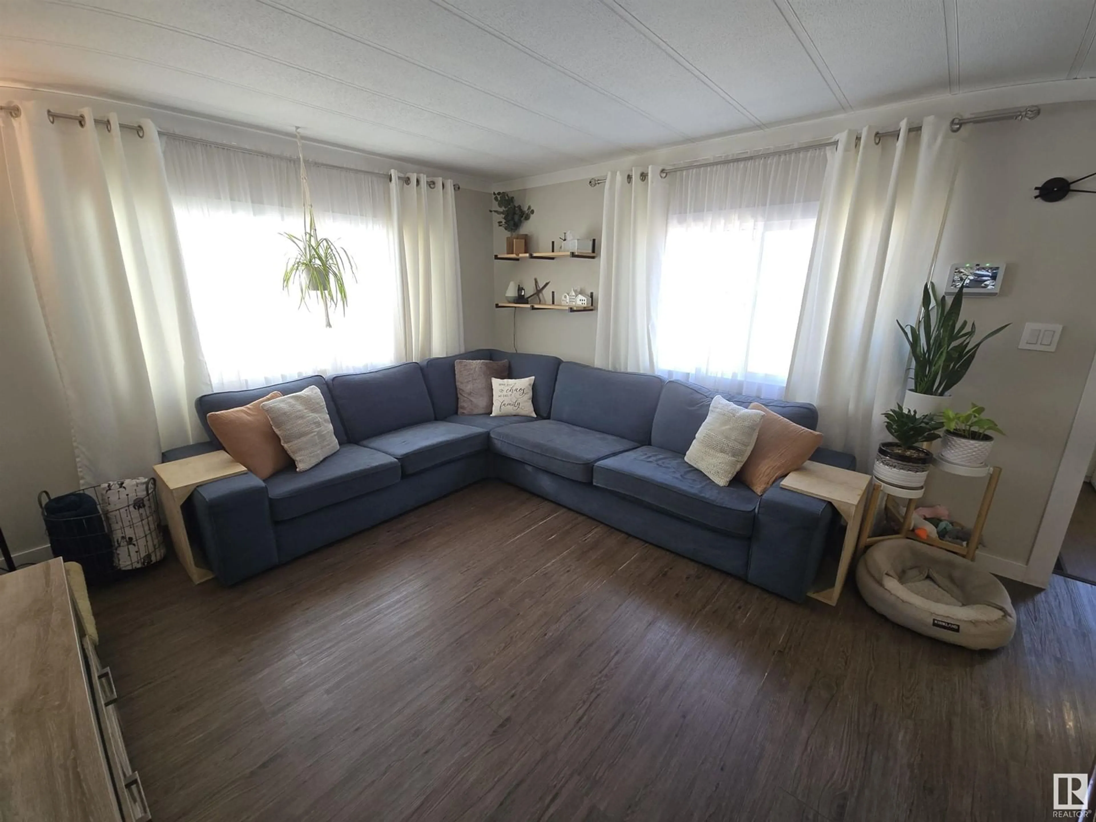Living room with furniture, unknown for 45 RIVERSIDE TRAILER COURT, Whitecourt Alberta T7S1G6