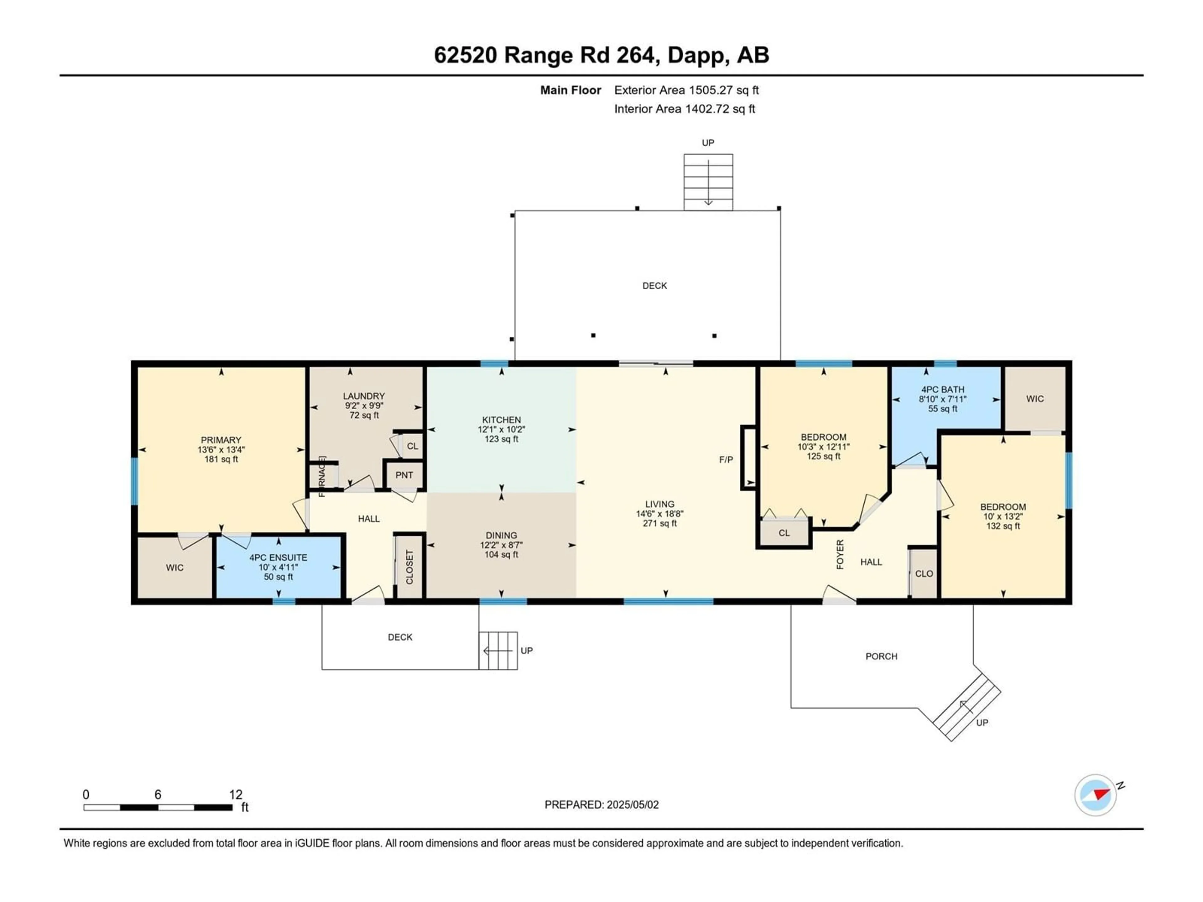 Floor plan for 62520 RR 264, Rural Westlock County Alberta T7P2P6