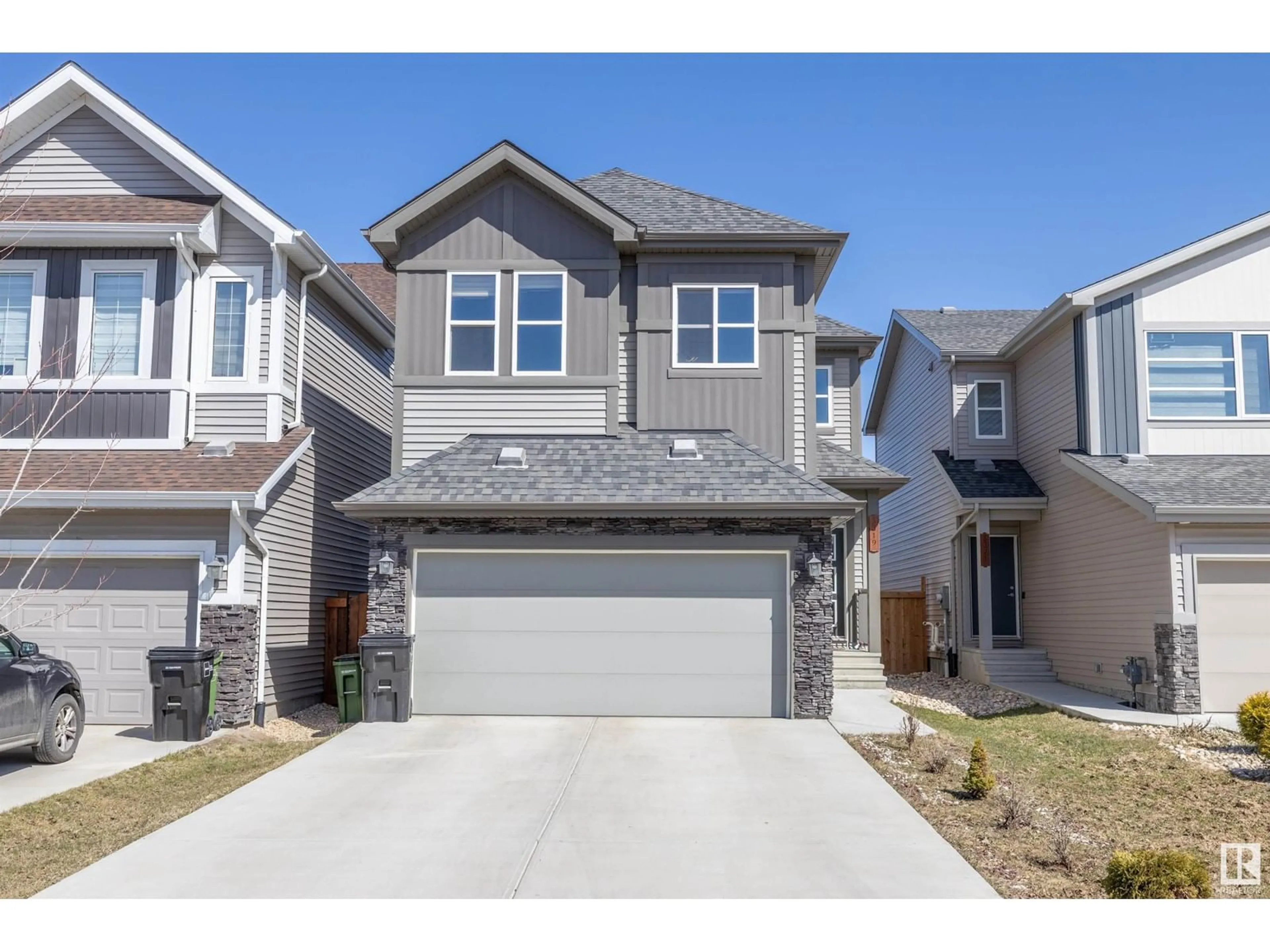 Home with vinyl exterior material, street for 3319 CHECKNITA COMMON, Edmonton Alberta T6W4E8