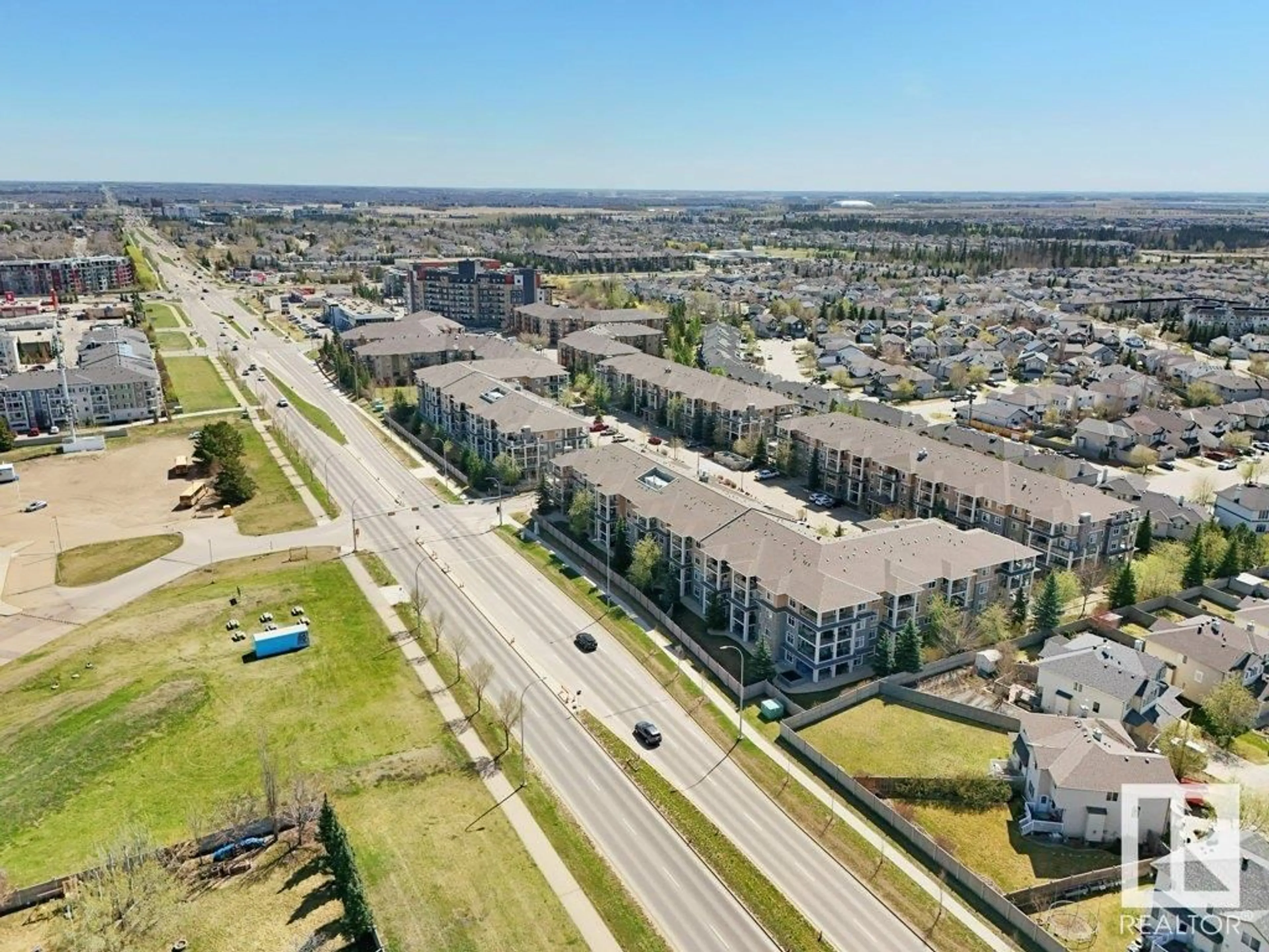 A pic from outside/outdoor area/front of a property/back of a property/a pic from drone, unknown for #210 - 11615 ELLERSLIE RD, Edmonton Alberta T6W0J3