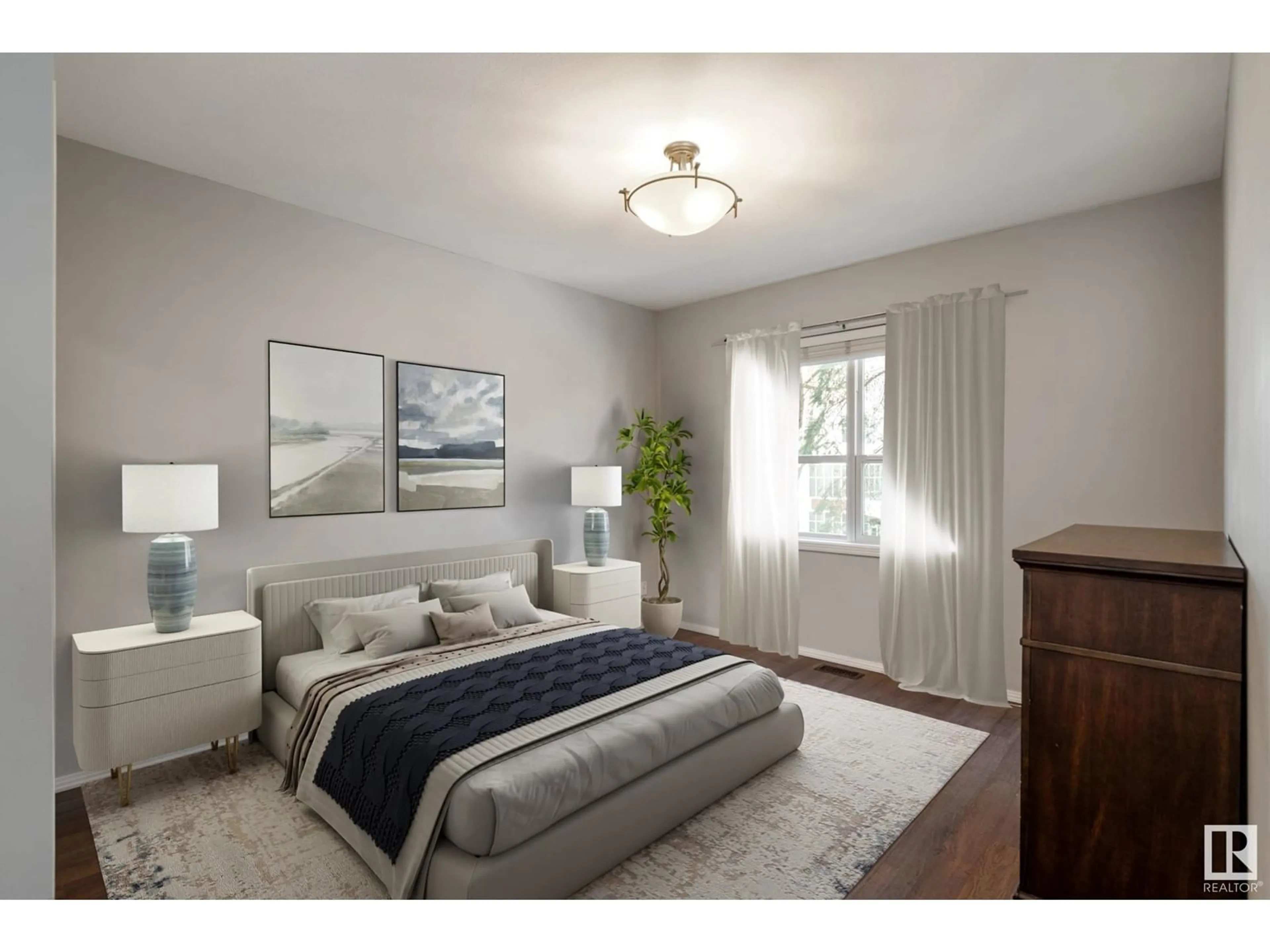 Bedroom with bed, unknown for #214 - 10033 110 ST, Edmonton Alberta T5K1J5