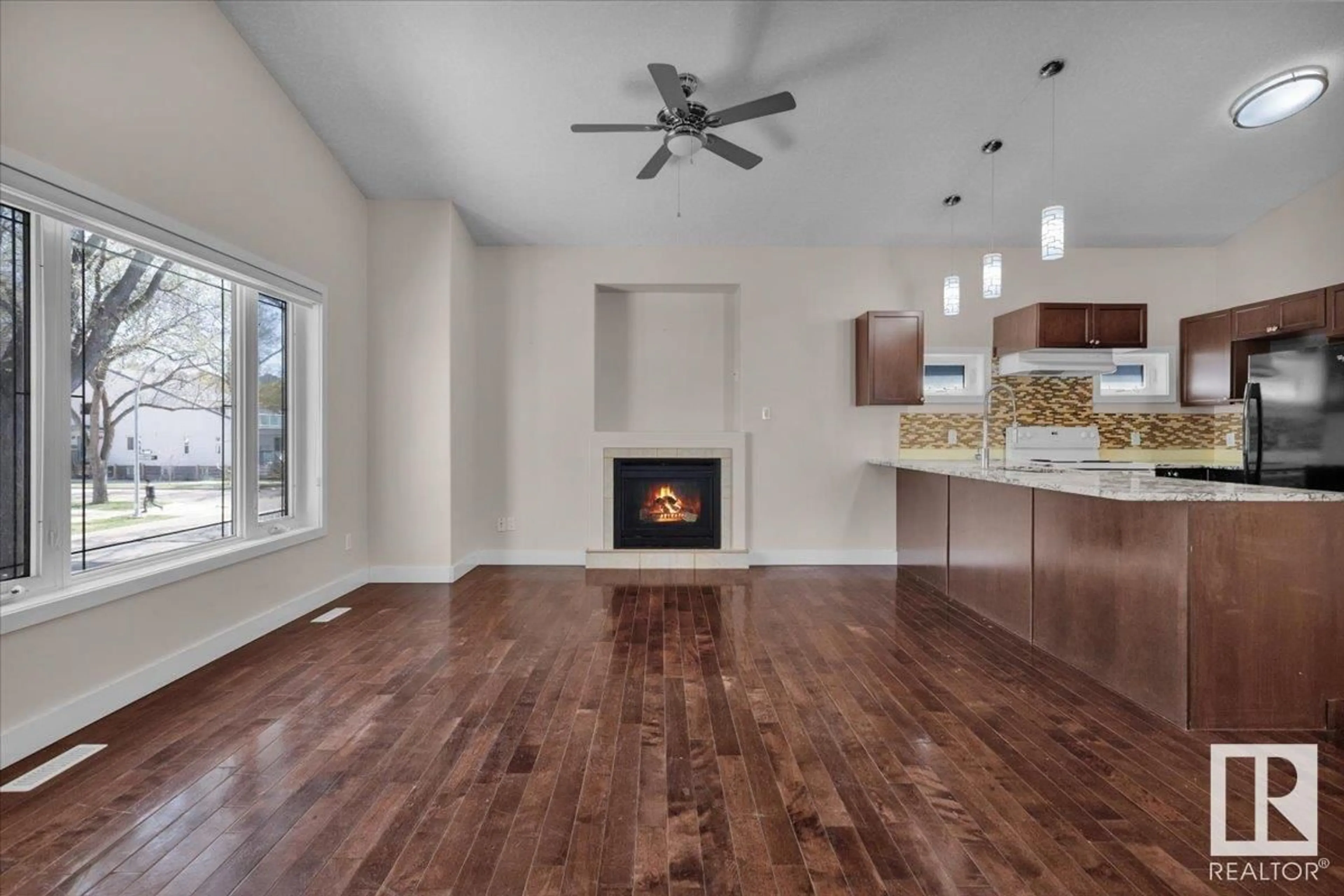 Open concept kitchen, unknown for NW - 11408 91 ST, Edmonton Alberta T5B4A5