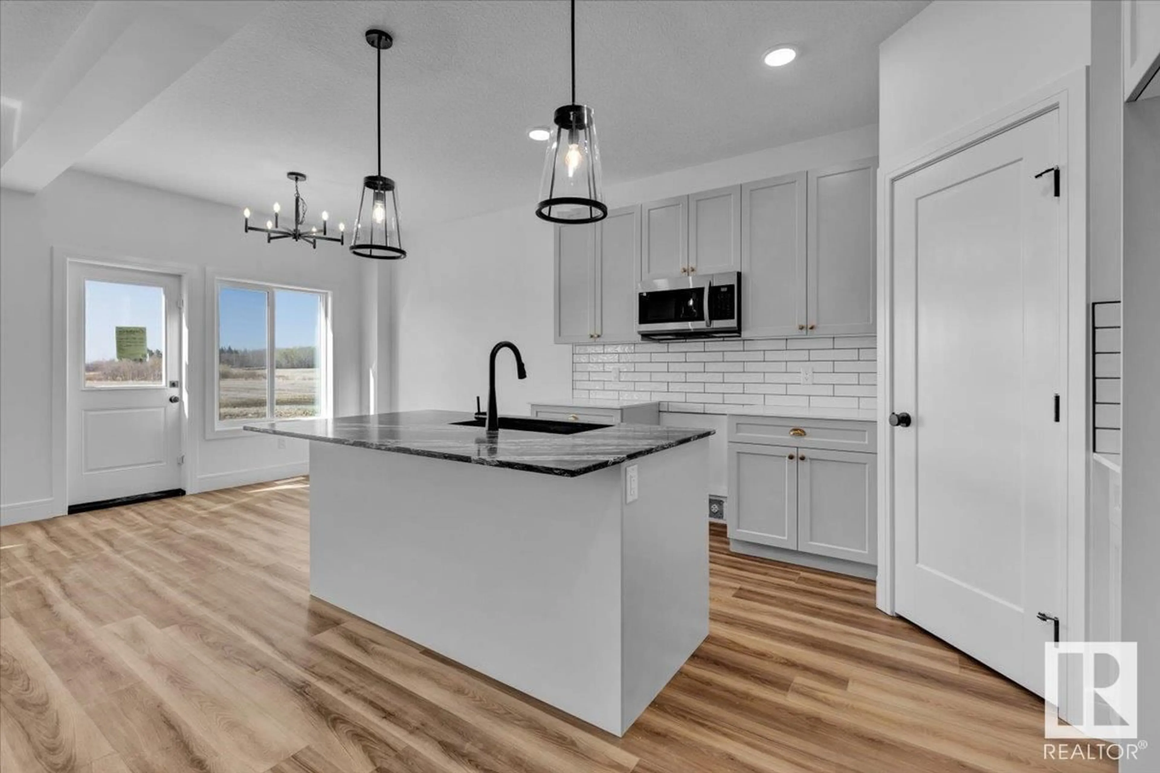 Open concept kitchen, ceramic/tile floor for 49 SEQUOIA BN, Fort Saskatchewan Alberta T8L0J2