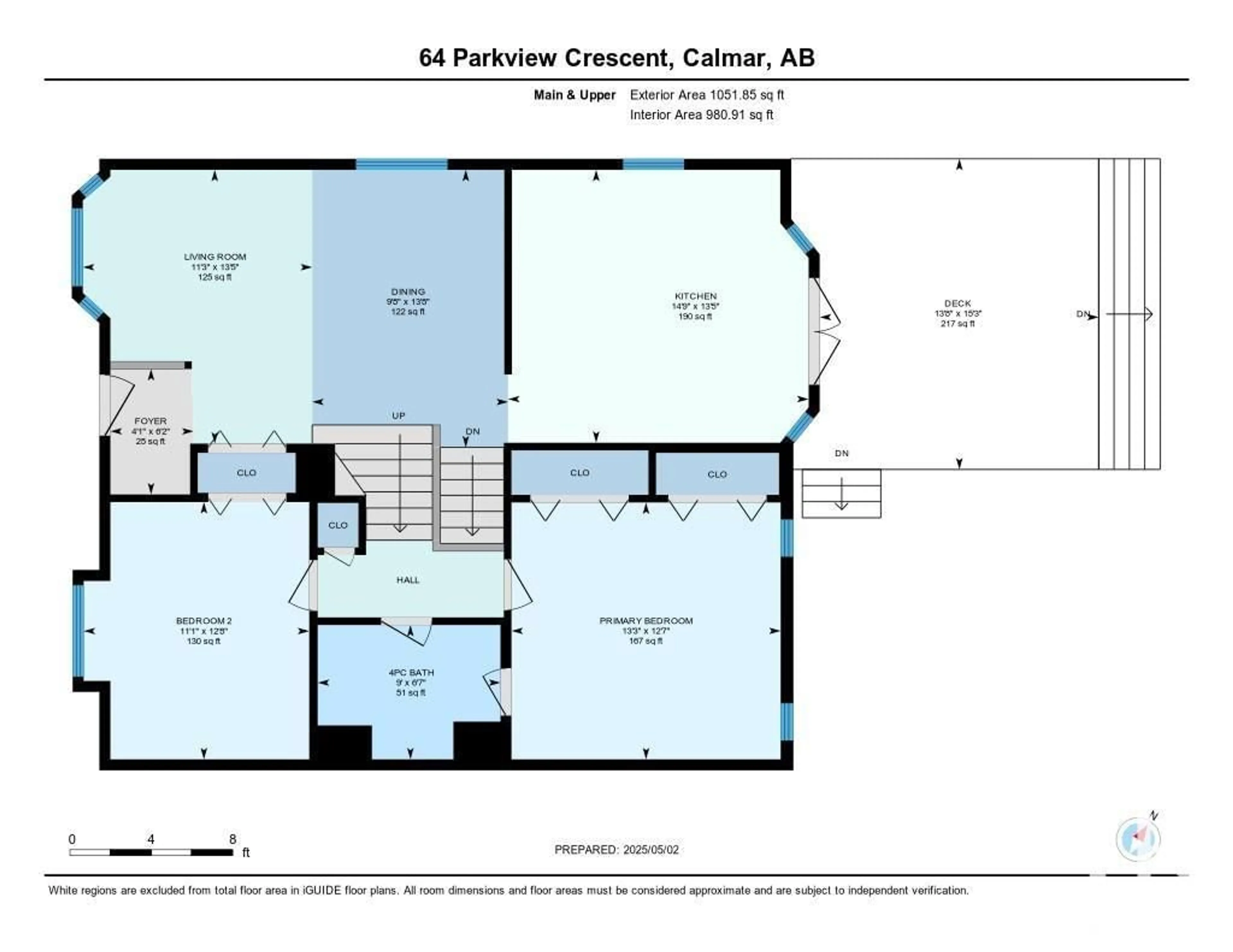 Floor plan for 64 PARKVIEW CR, Calmar Alberta T0C0V0