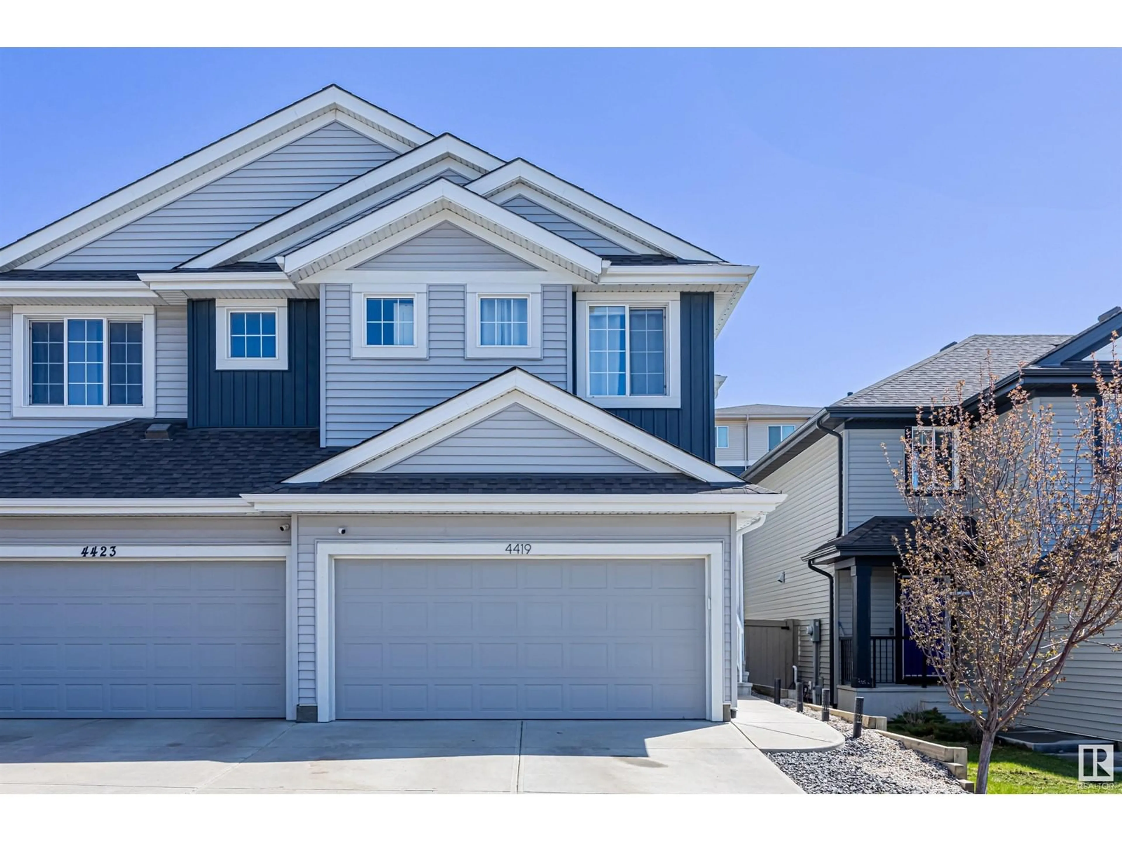 Home with vinyl exterior material, street for 4419 5 ST, Edmonton Alberta T6T0Z9