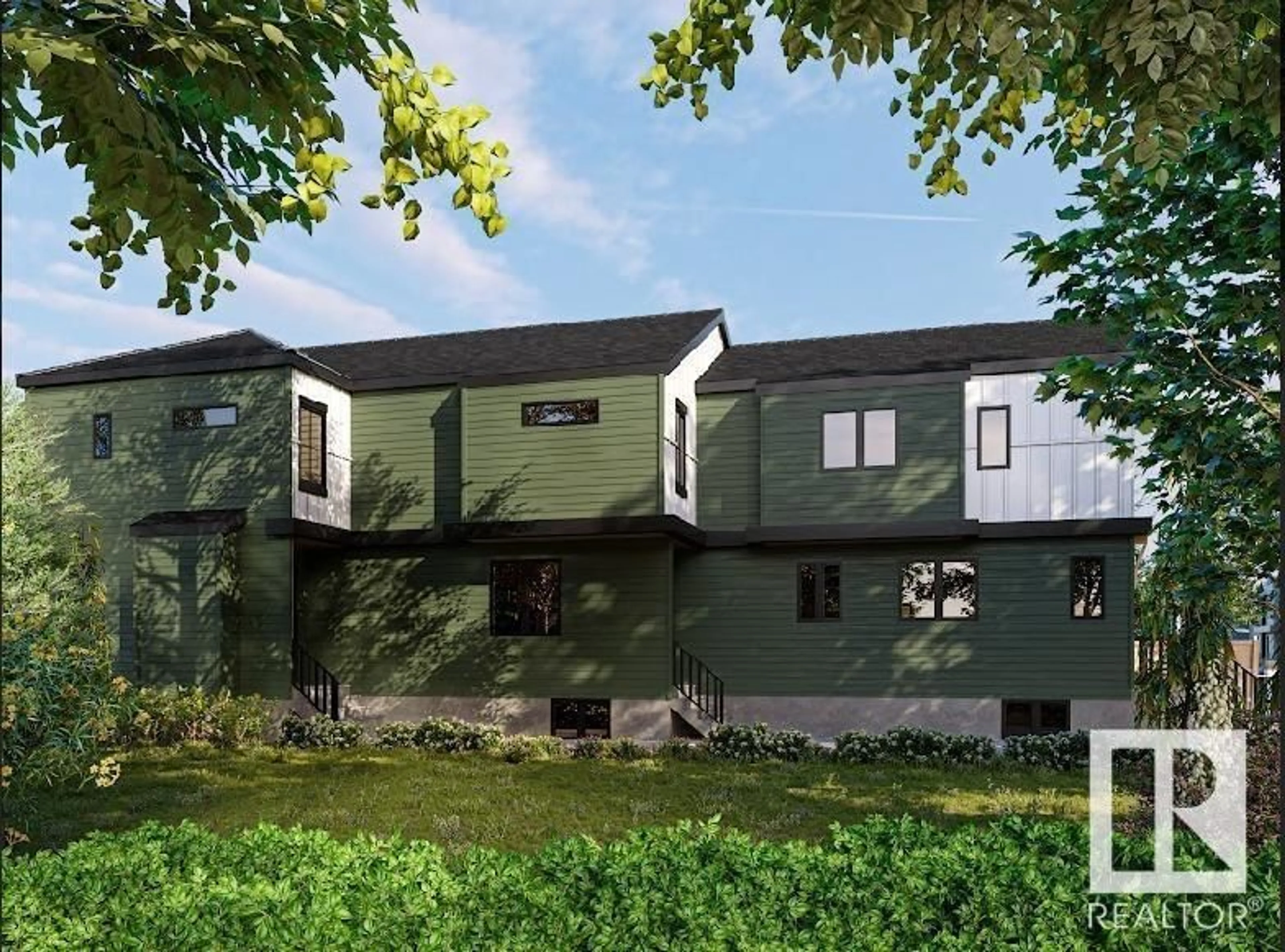 Home with vinyl exterior material, building for 11711 129 ST, Edmonton Alberta T5M0Y8