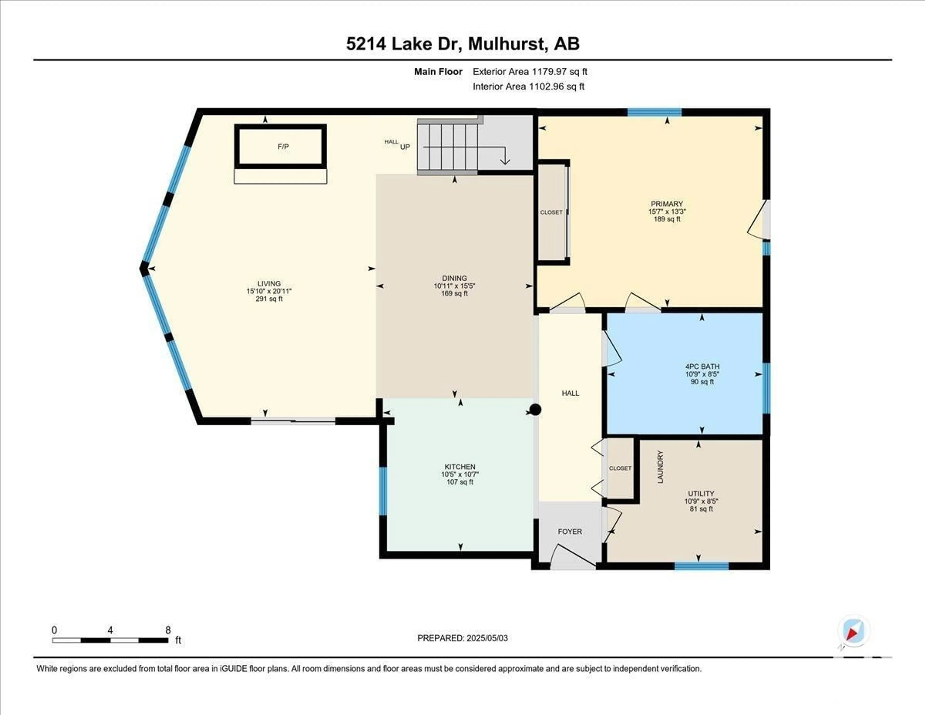 Floor plan for 5214 LAKE DR, Rural Wetaskiwin County Alberta T0C2C0