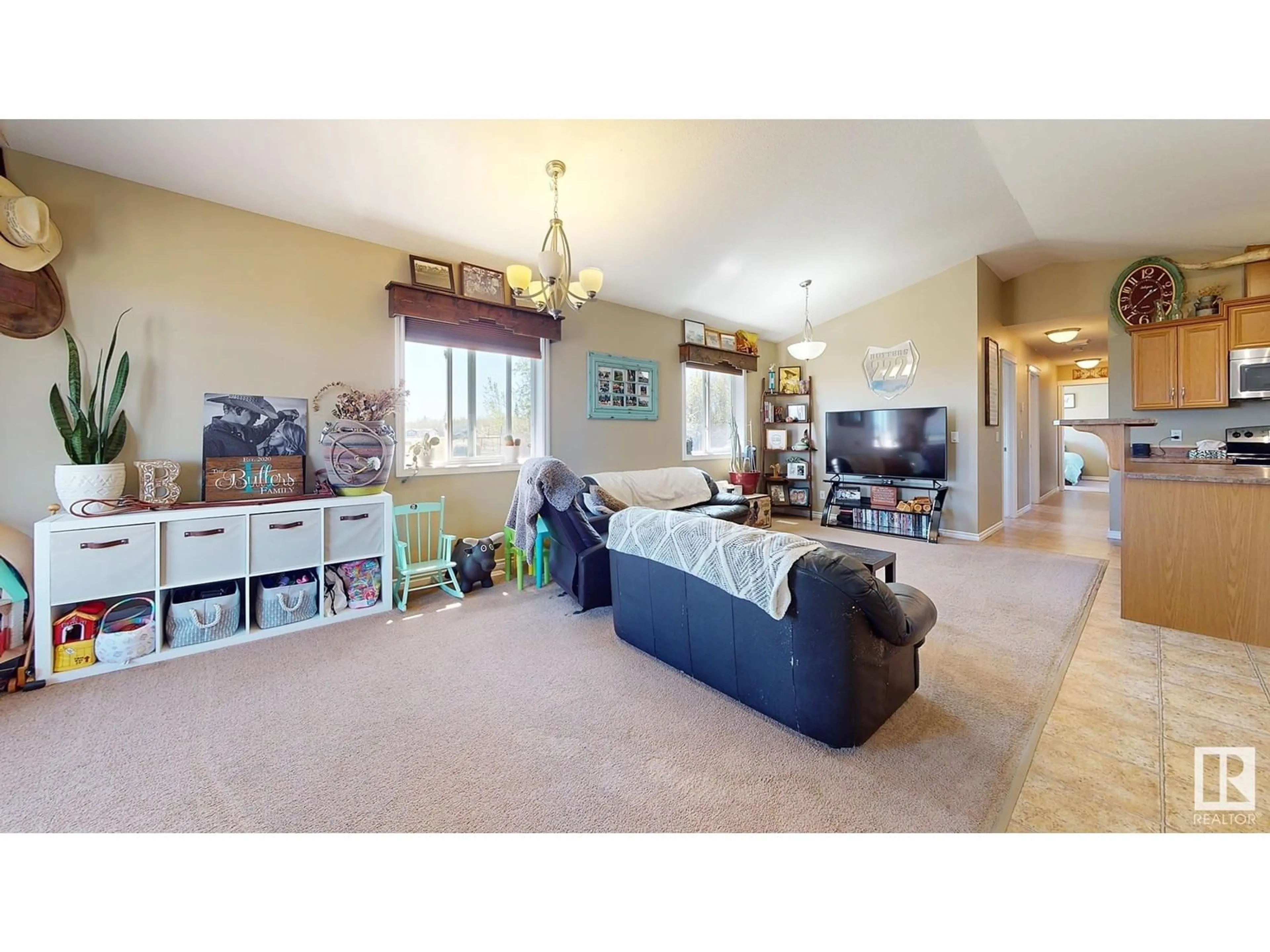 Living room with furniture, unknown for 5111 HWY 43, Rural Lac Ste. Anne County Alberta T0E0J0