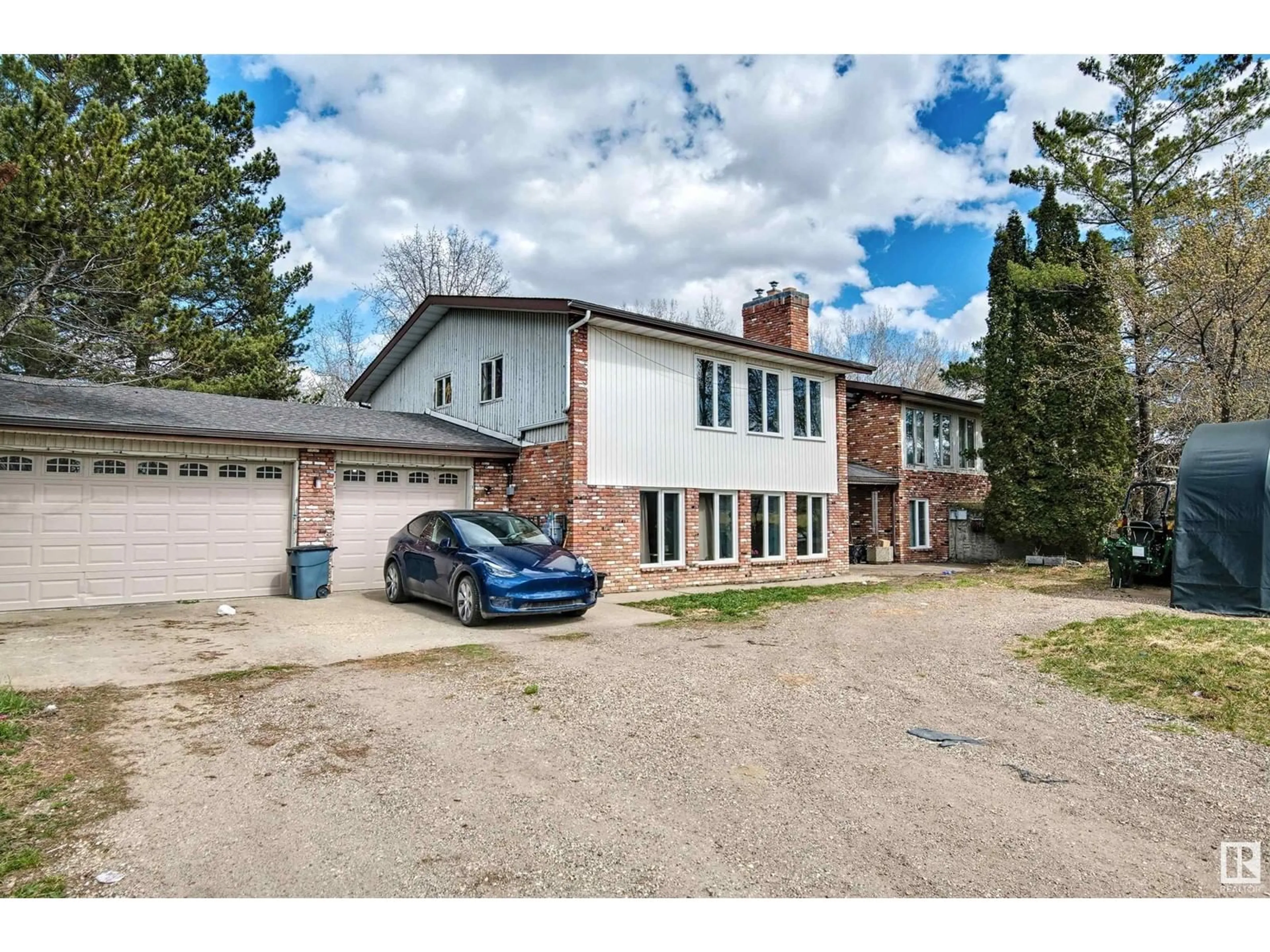 Home with brick exterior material, street for #17 - 26120 TWP ROAD 511, Rural Parkland County Alberta T7Y1B8