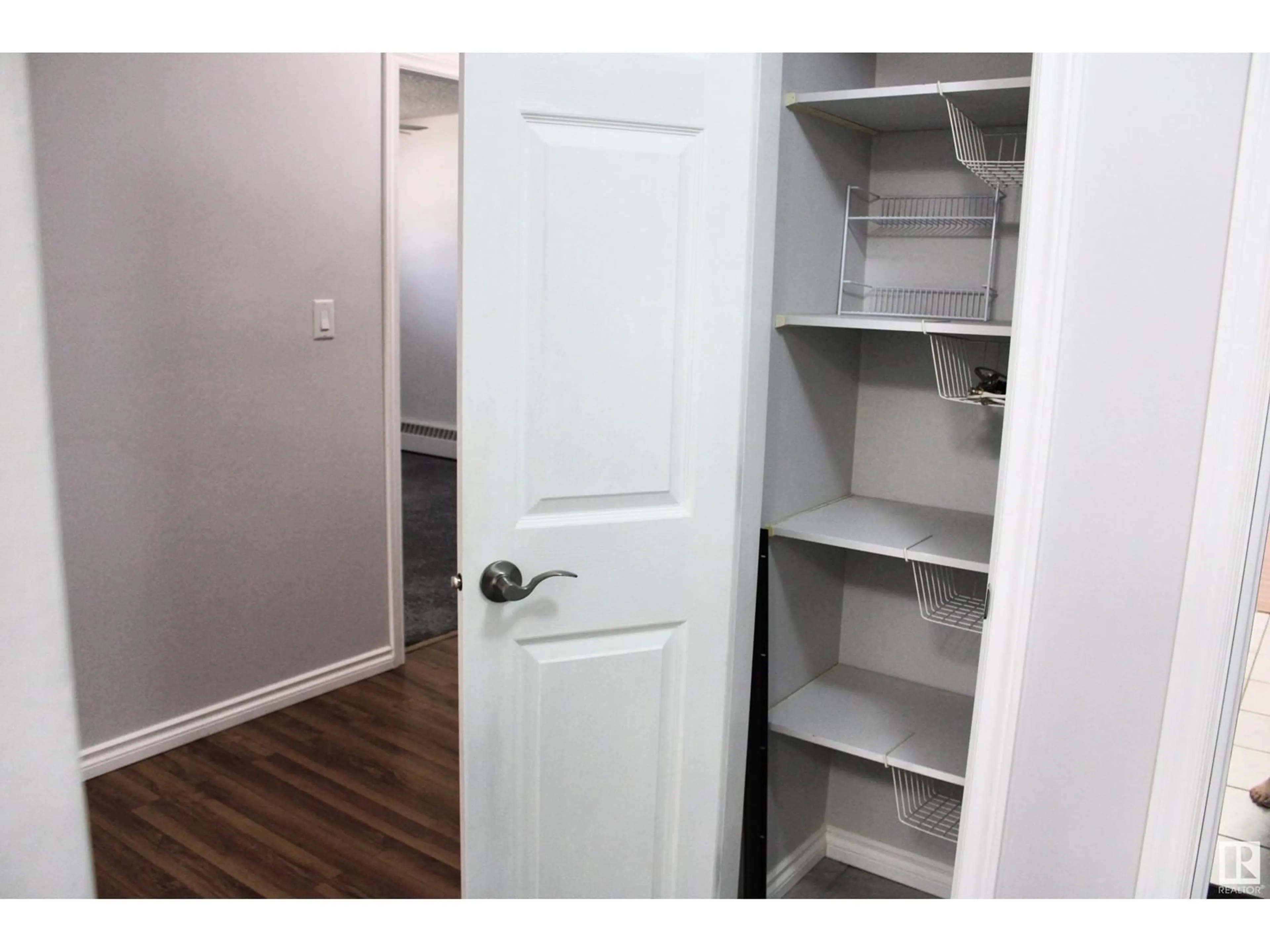 Storage room or clothes room or walk-in closet for #107 - 10511 19 AV, Edmonton Alberta T6J5S8