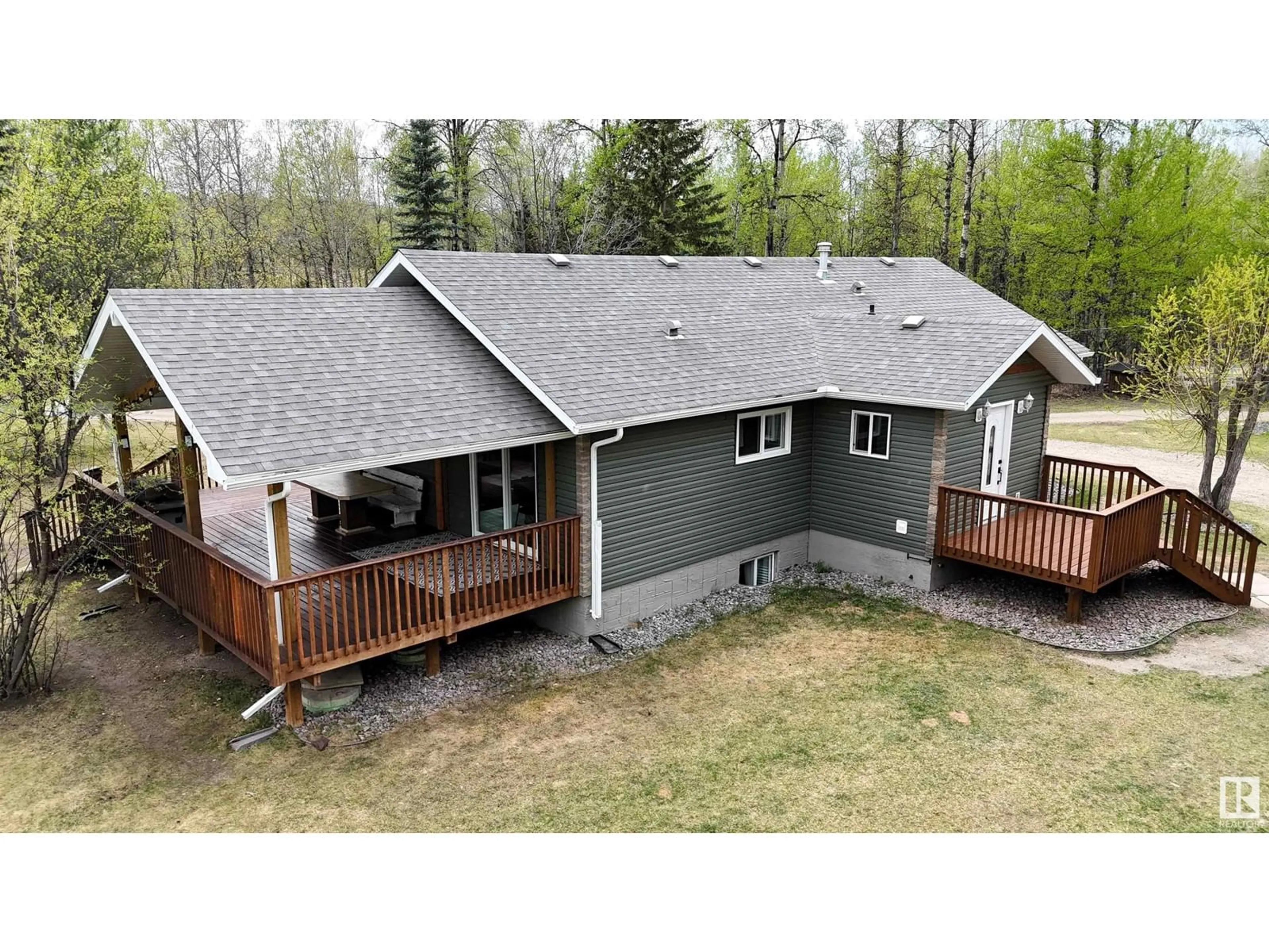 A pic from outside/outdoor area/front of a property/back of a property/a pic from drone, unknown for 14322 TOWNSHIP ROAD 562 A, Rural Yellowhead Alberta T7E3S2