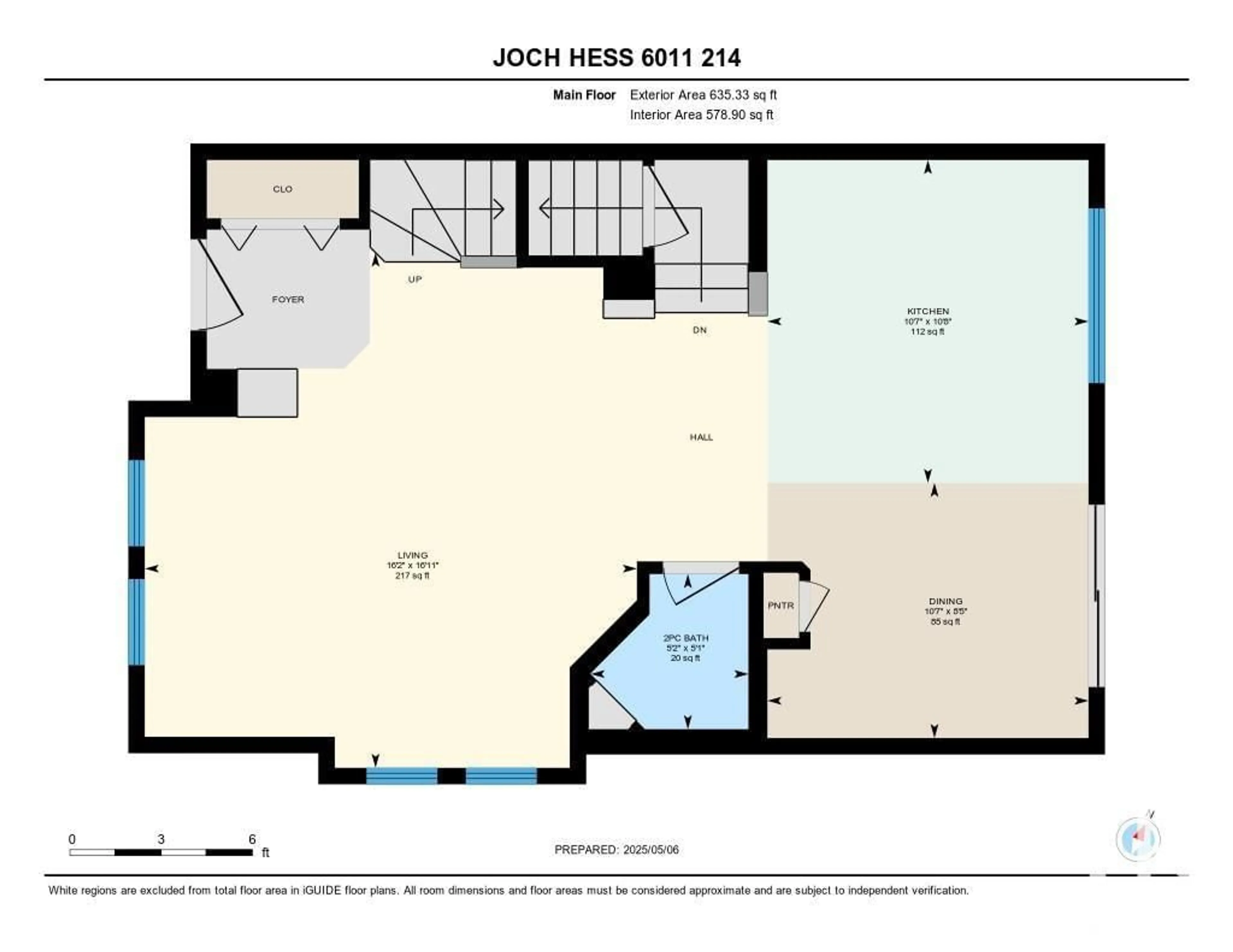 Floor plan for 6011 214 ST, Edmonton Alberta T6M0H8