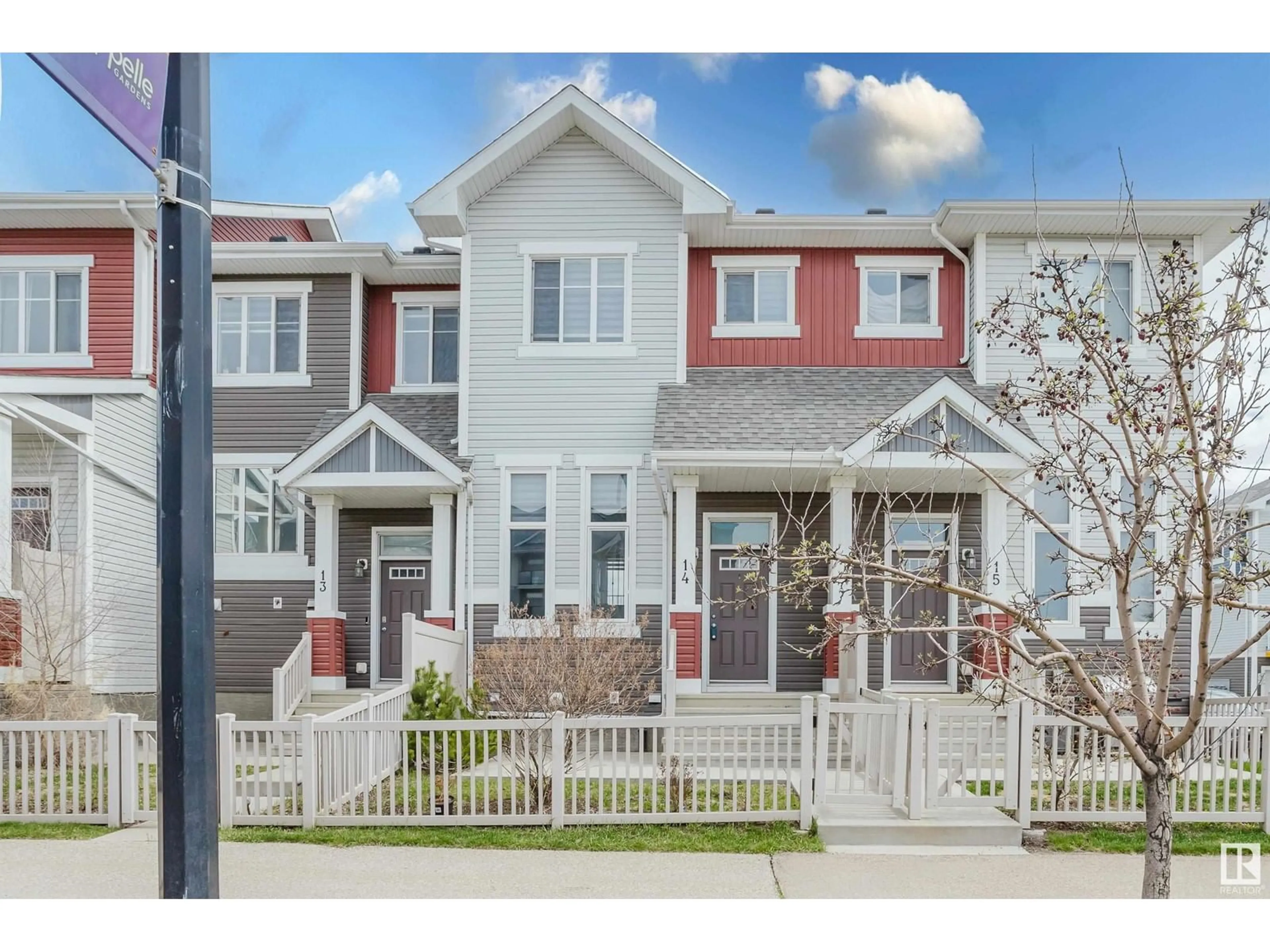 Home with vinyl exterior material, street for #14 - 2905 141 ST, Edmonton Alberta T6W3M4