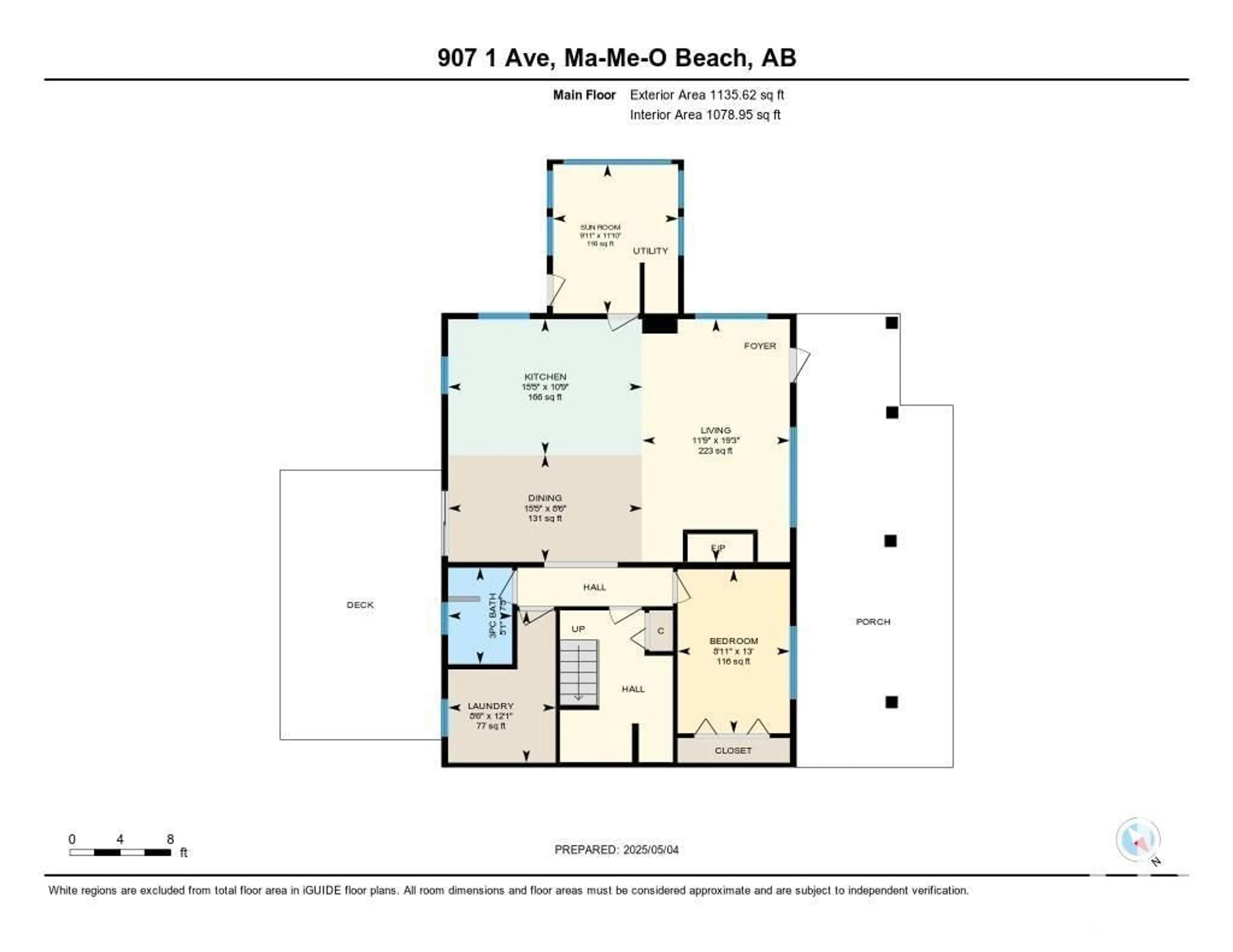 Floor plan for 907 1ST AVE, Rural Wetaskiwin County Alberta T0C1X0