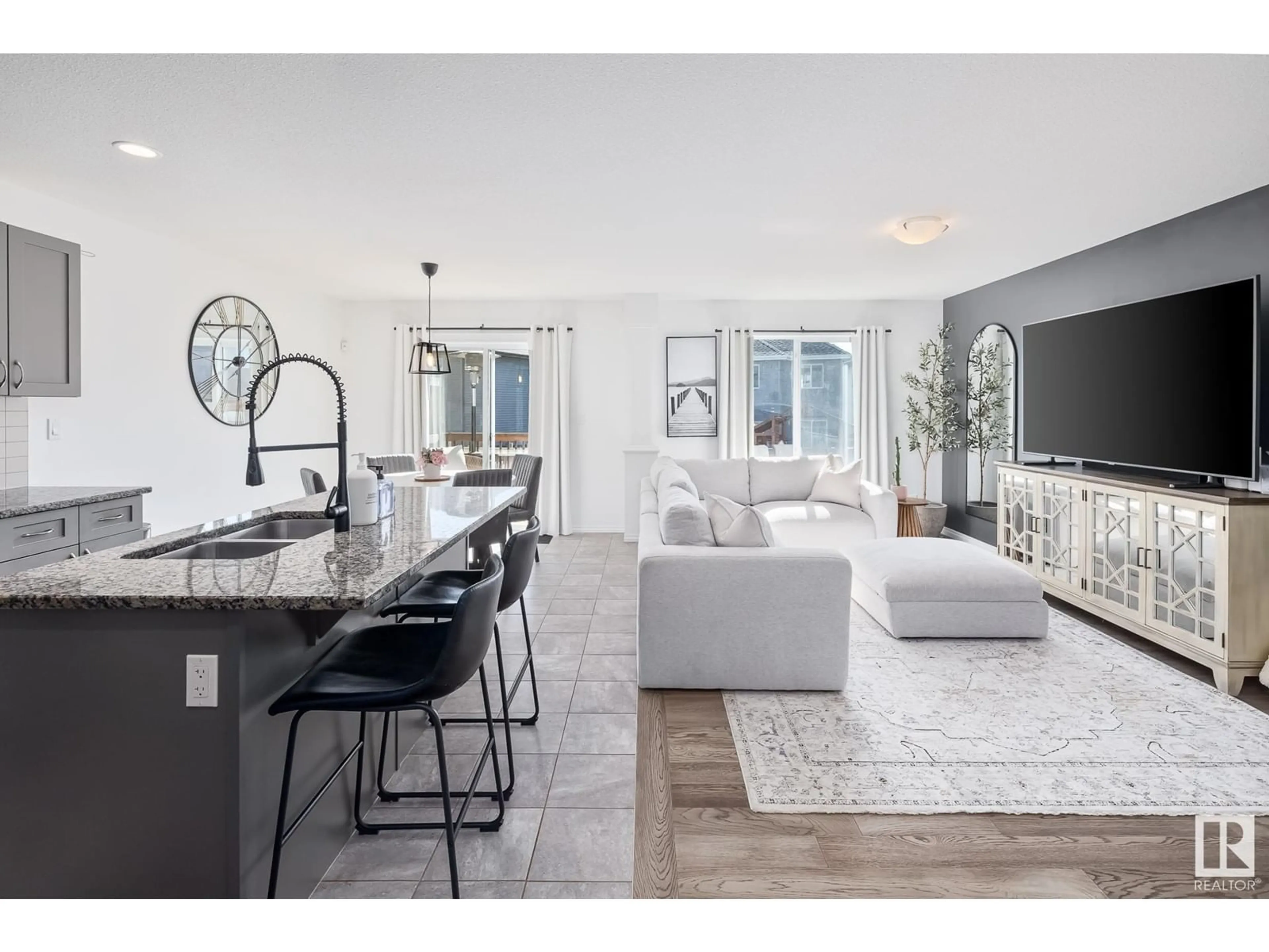 Open concept kitchen, unknown for NW - 12825 207 ST, Edmonton Alberta T5S0K2