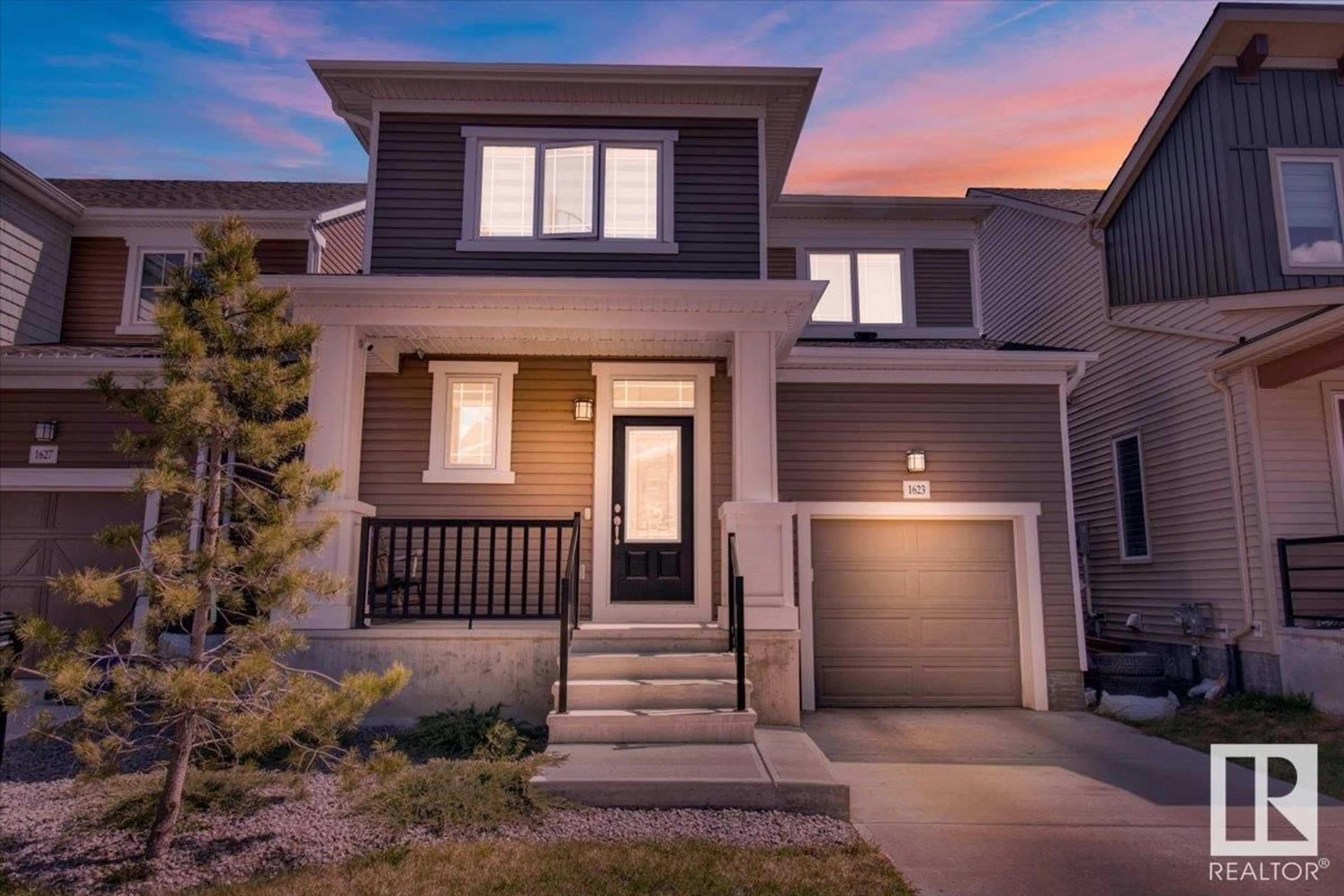 Home with brick exterior material, street for NW - 1623 203 ST, Edmonton Alberta T6M1K7