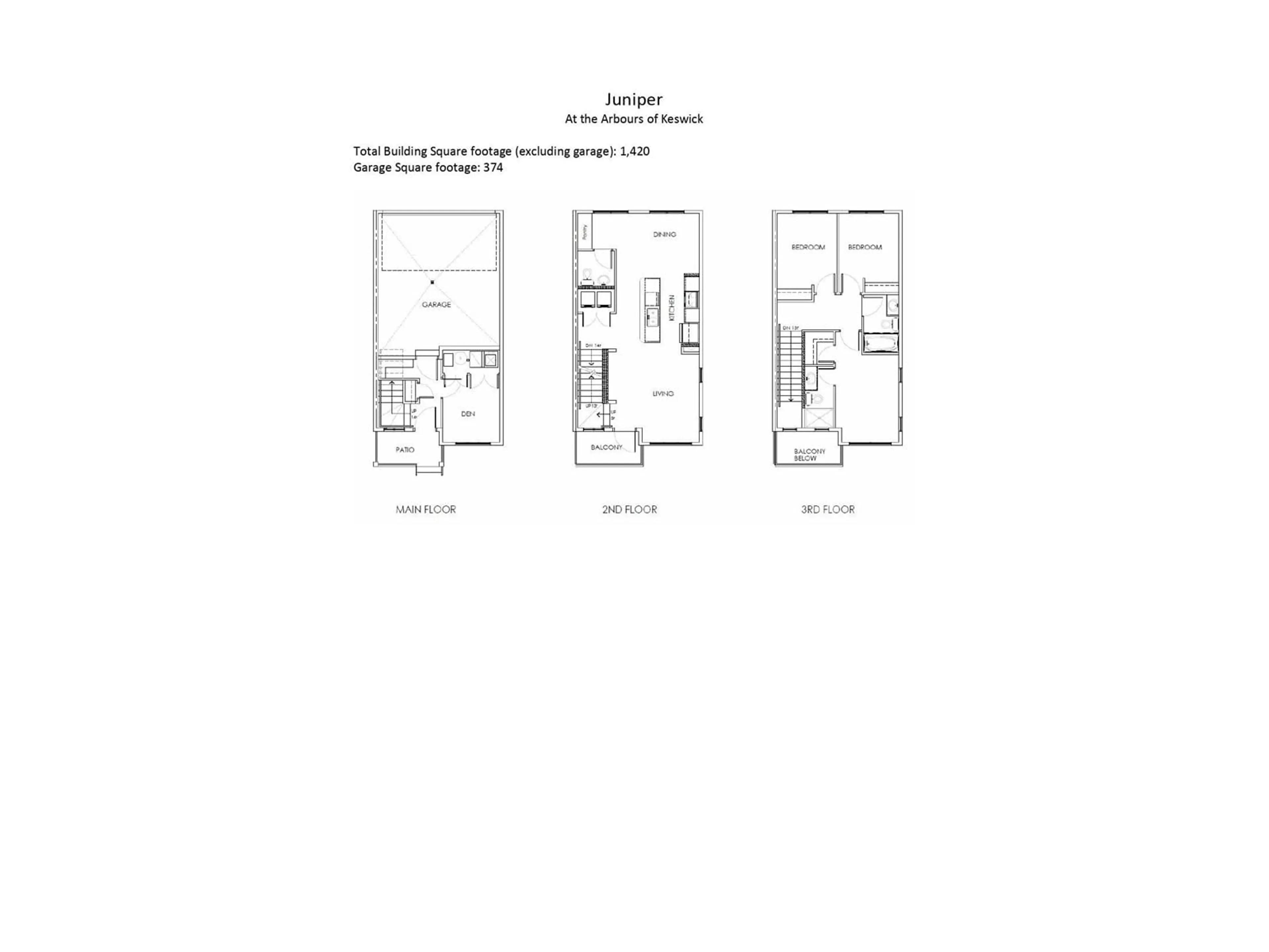 Floor plan for 60 18120 28 AVE SW, Edmonton Alberta T6W4V2