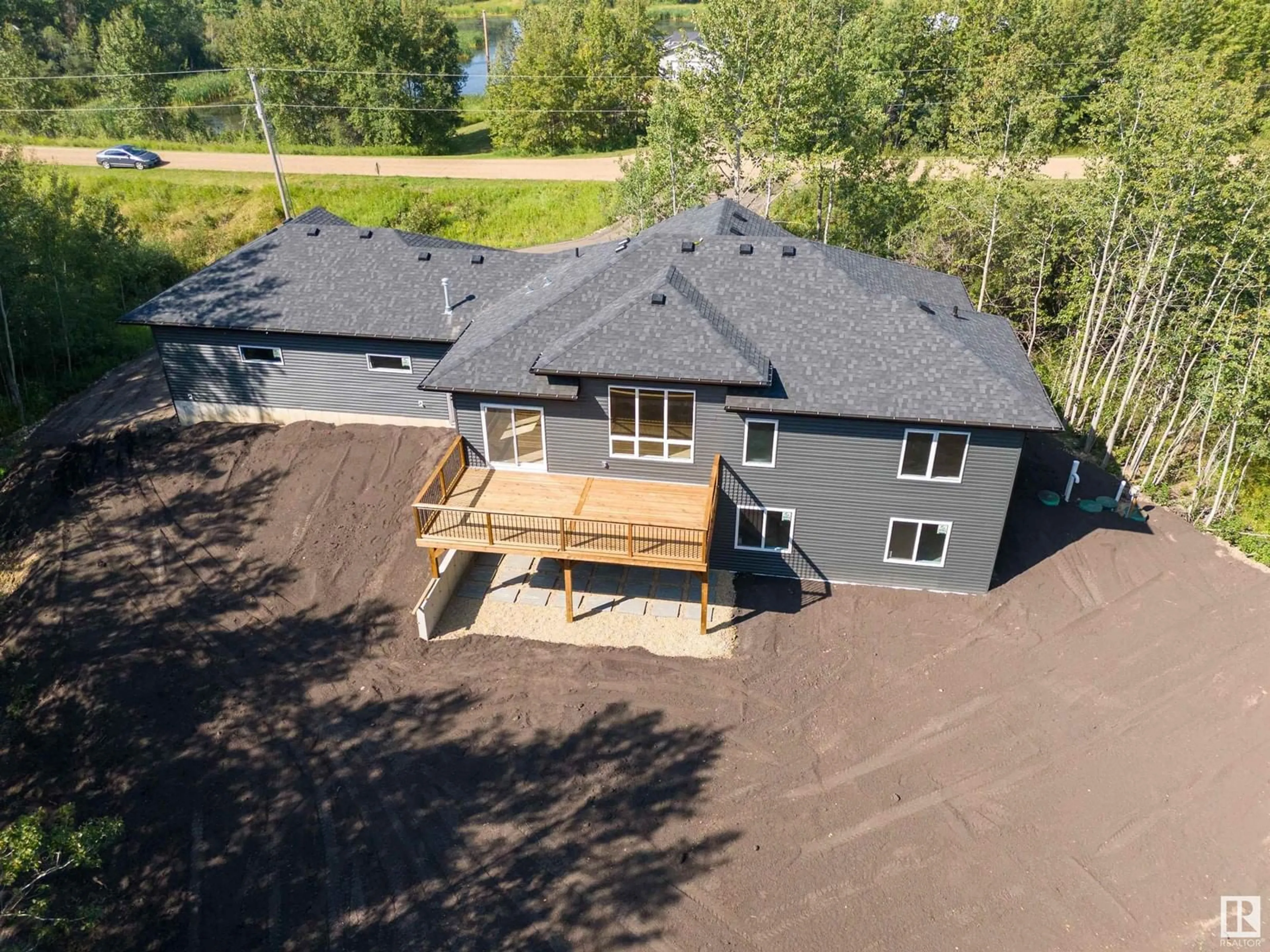 A pic from outside/outdoor area/front of a property/back of a property/a pic from drone, water/lake/river/ocean view for 50419 - 353 RANGE ROAD 203, Rural Beaver County Alberta T0B4J2