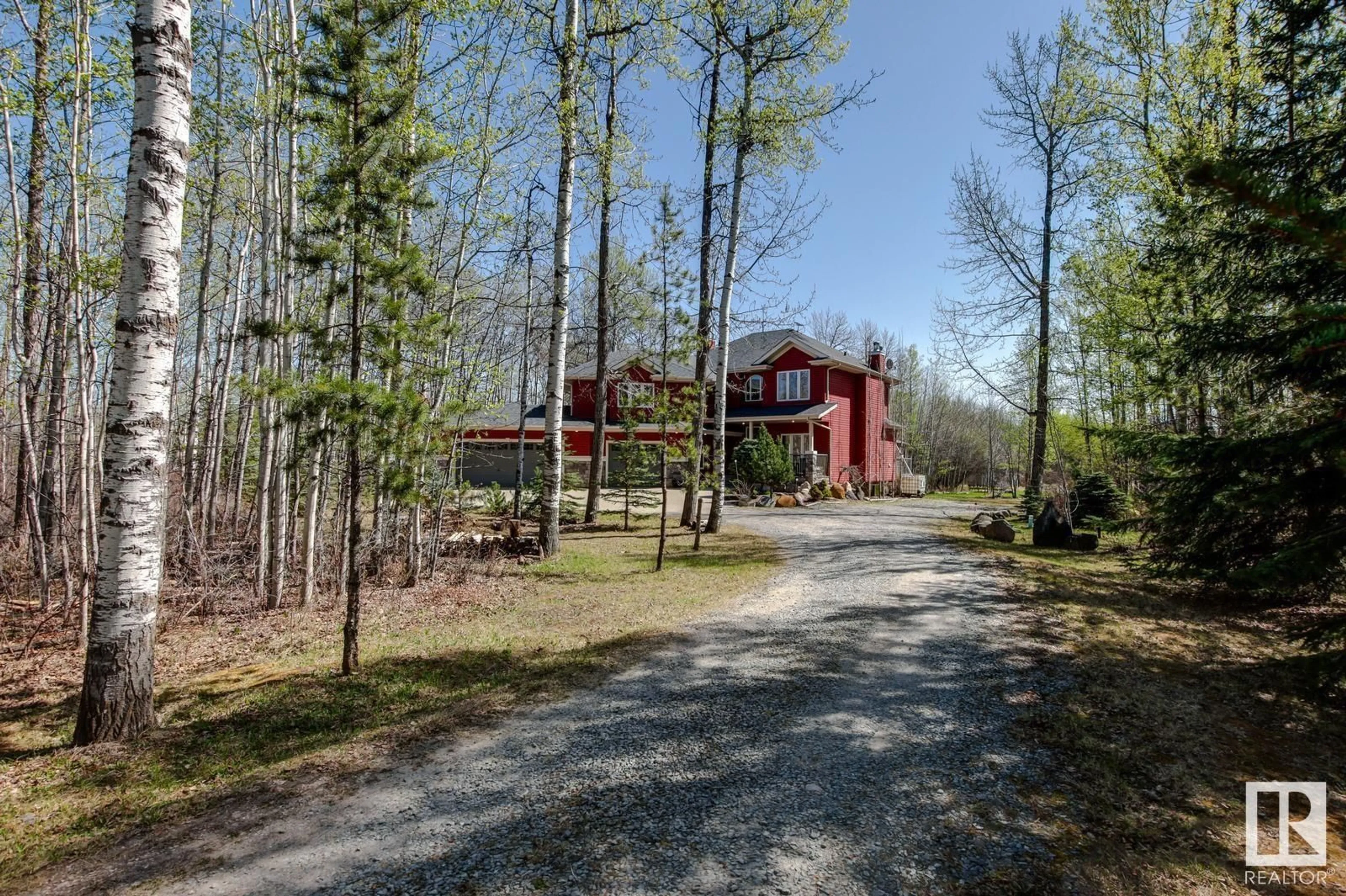 A pic from outside/outdoor area/front of a property/back of a property/a pic from drone, unknown for 50 53522 RGE ROAD 272, Rural Parkland County Alberta T7X3N2
