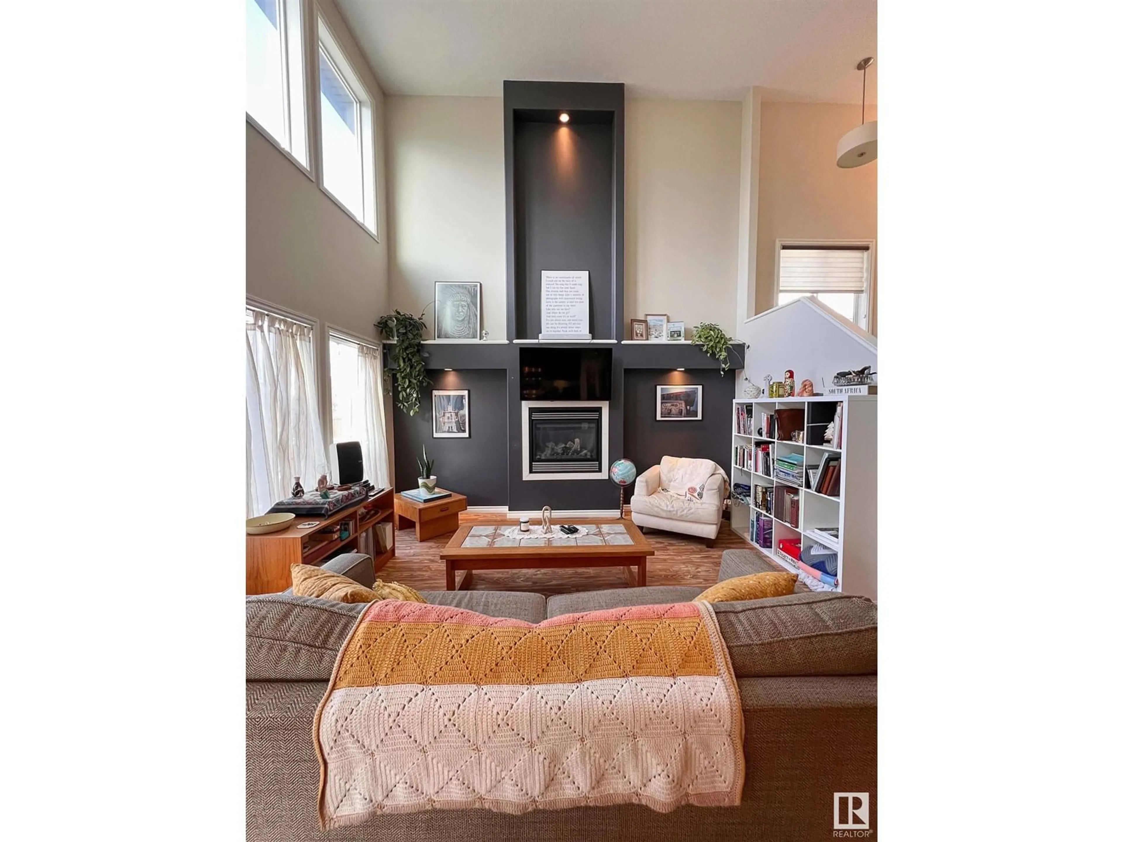 Living room with furniture, unknown for 5 BAIE MADELENE, Beaumont Alberta T4X0E8